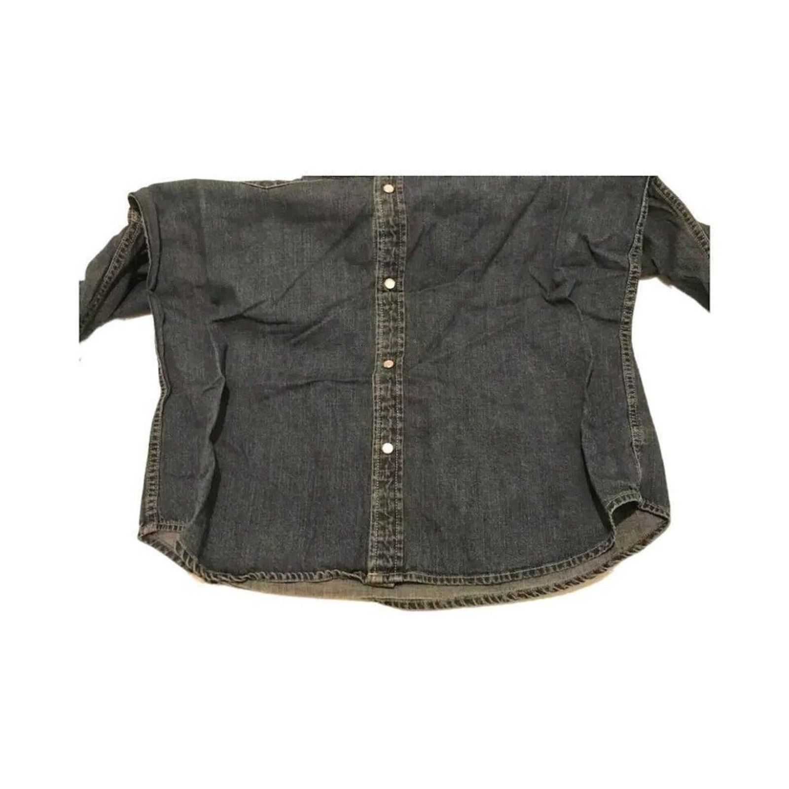 Levi's NWOT Levi's Men's Shirt Navy Blue Denim Long Button-Up L Size US L / EU 52-54 / 3 - 3 Thumbnail