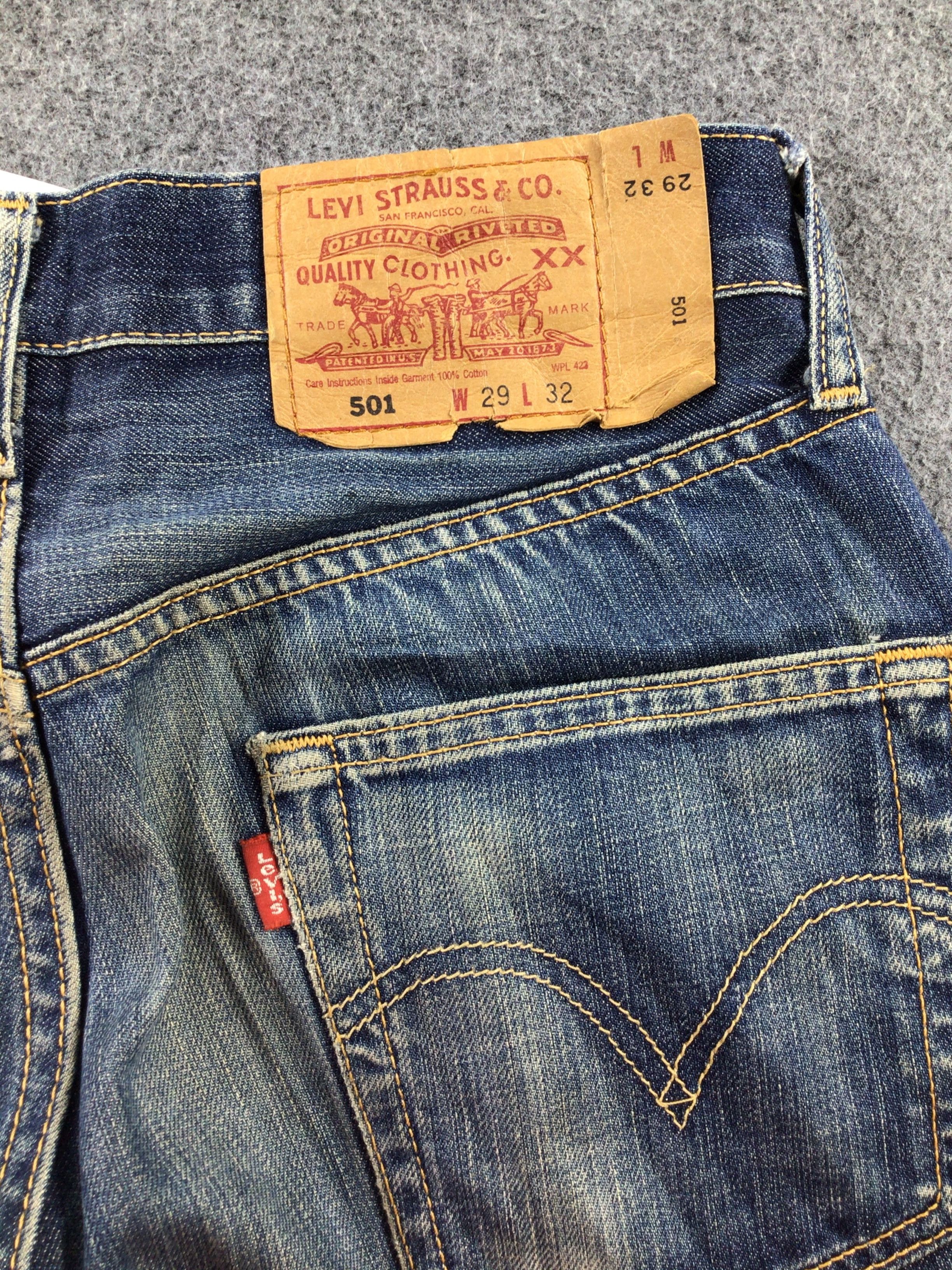 Levi's Vintage 90s Levis 501 Jeans-JM577 Size US 29 - 6 Thumbnail