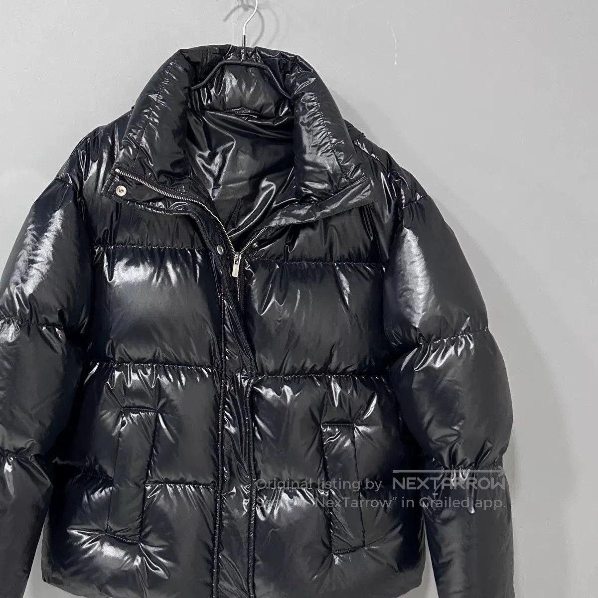 Miu Miu miumiu black logo puffer jacket. Size M / US 6-8 / IT 42-44 - 3 Thumbnail