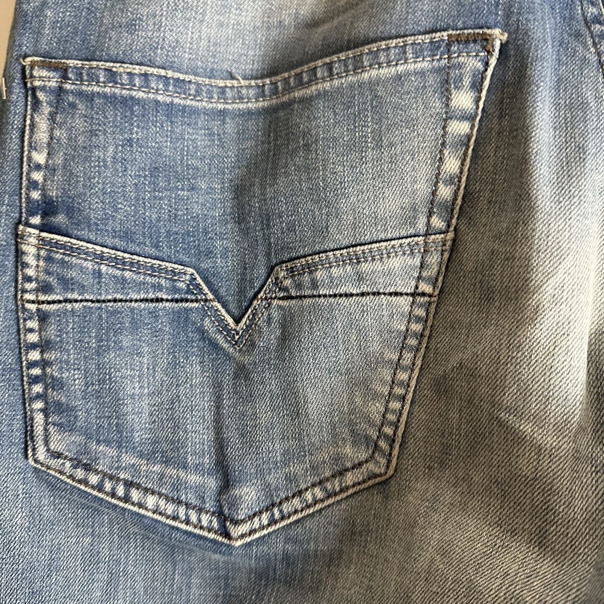 Diesel Jeans Mens 34x32 Blue Larkee denim