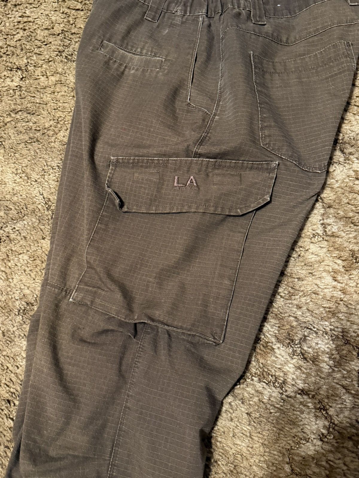 Vintage Vintage Y2K LA Police Gear Shrike Brown Cargo Pants 34 x 31 Size US 34 / EU 50 - 3 Thumbnail