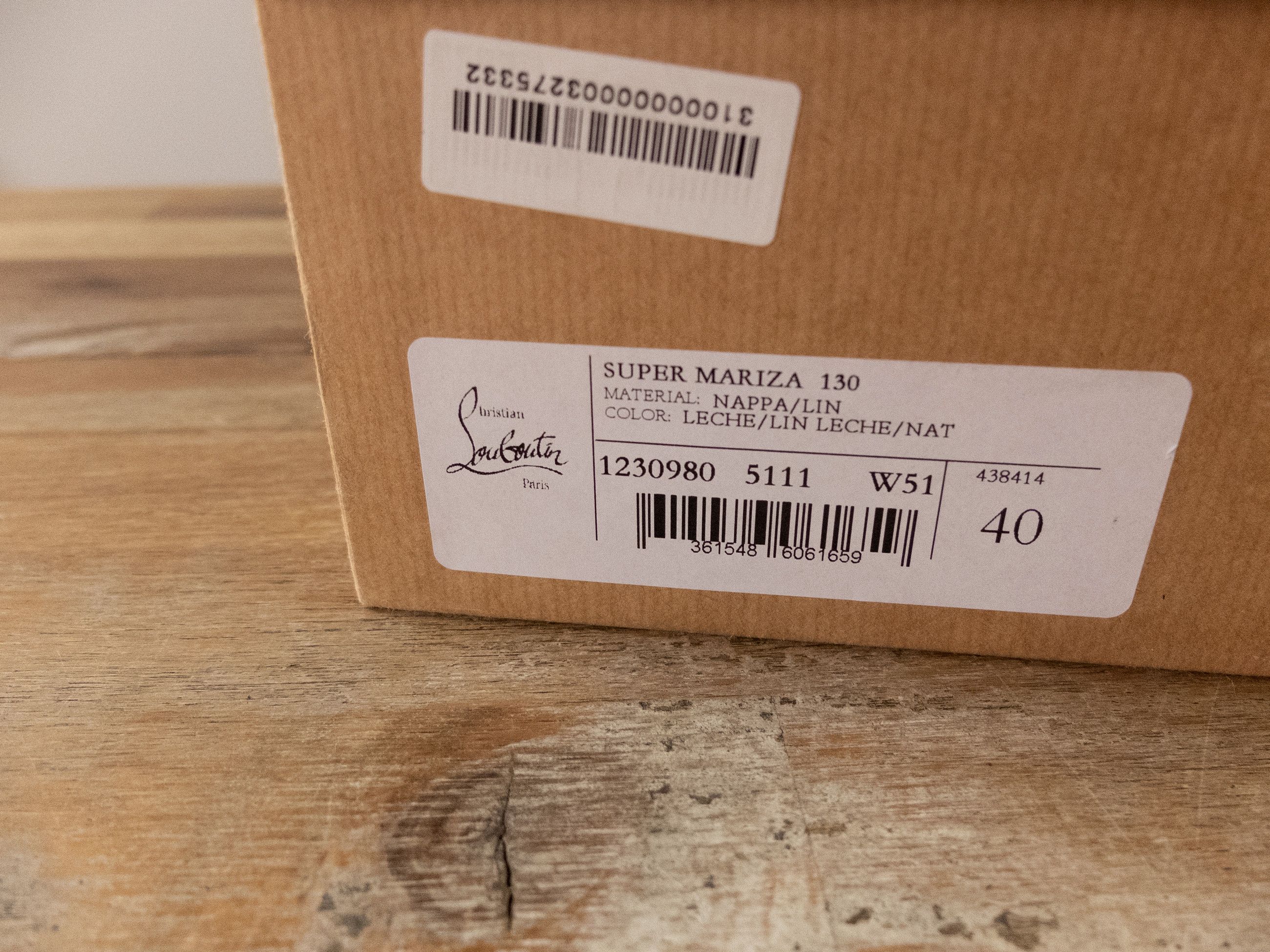 Christian Louboutin CHRISTIAN LOUBOUTIN Super Mariza nude leather sandals Size US 10 / IT 40 - 13 Thumbnail