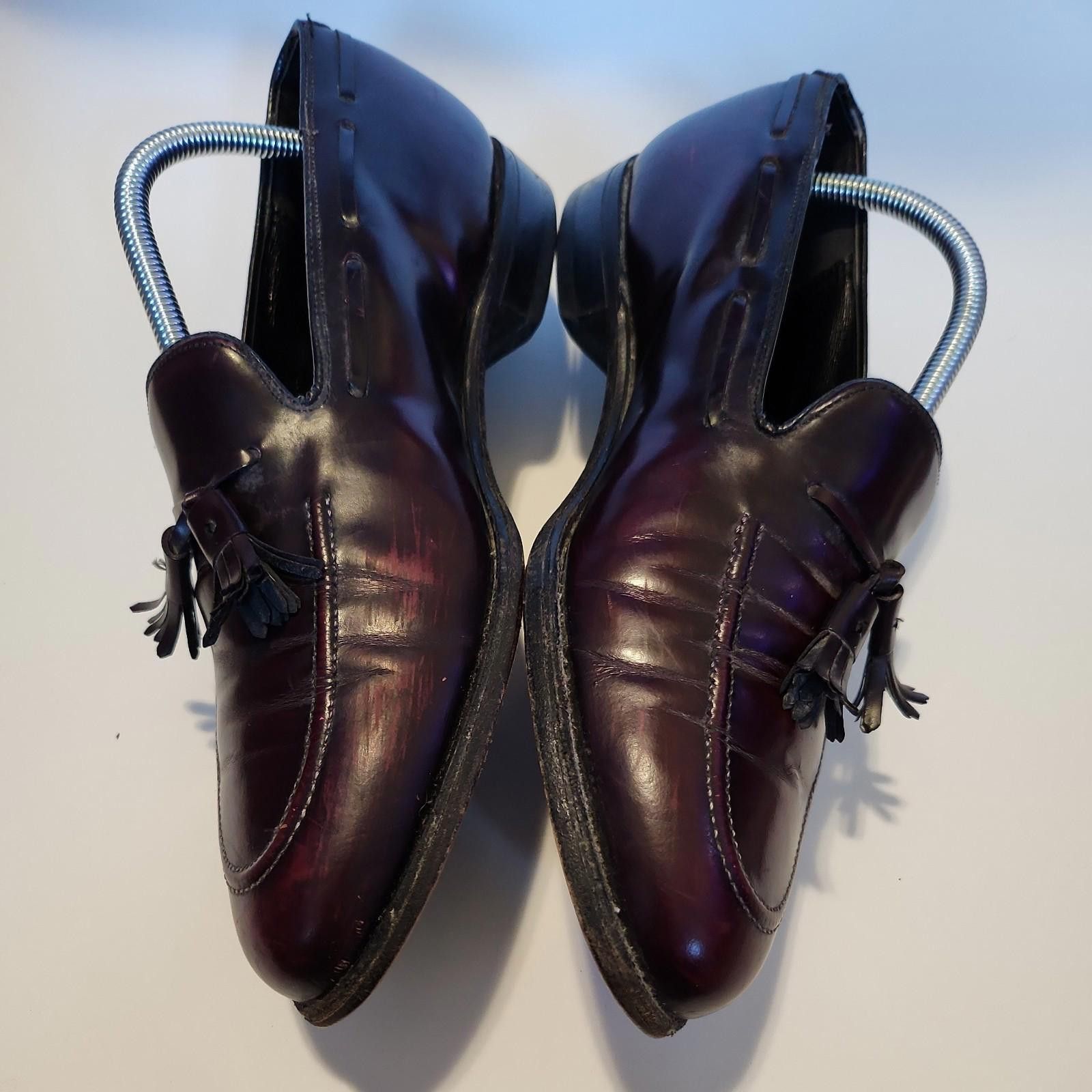 Johnston & Murphy Johnston & Murphy Aristocraft Burgundy Brogues Tassel Sz.5 Size US 9.5 / EU 42-43 - 3 Thumbnail