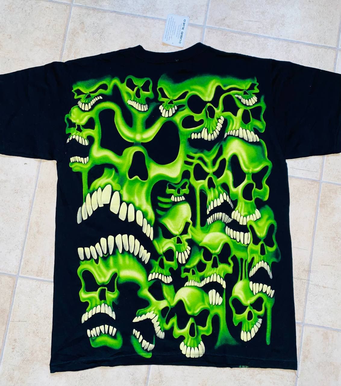 Liquid Blue × Scully × Vintage 90s Skull Pile Glow In Dark Carhartt Size US L / EU 52-54 / 3 - 6 Thumbnail