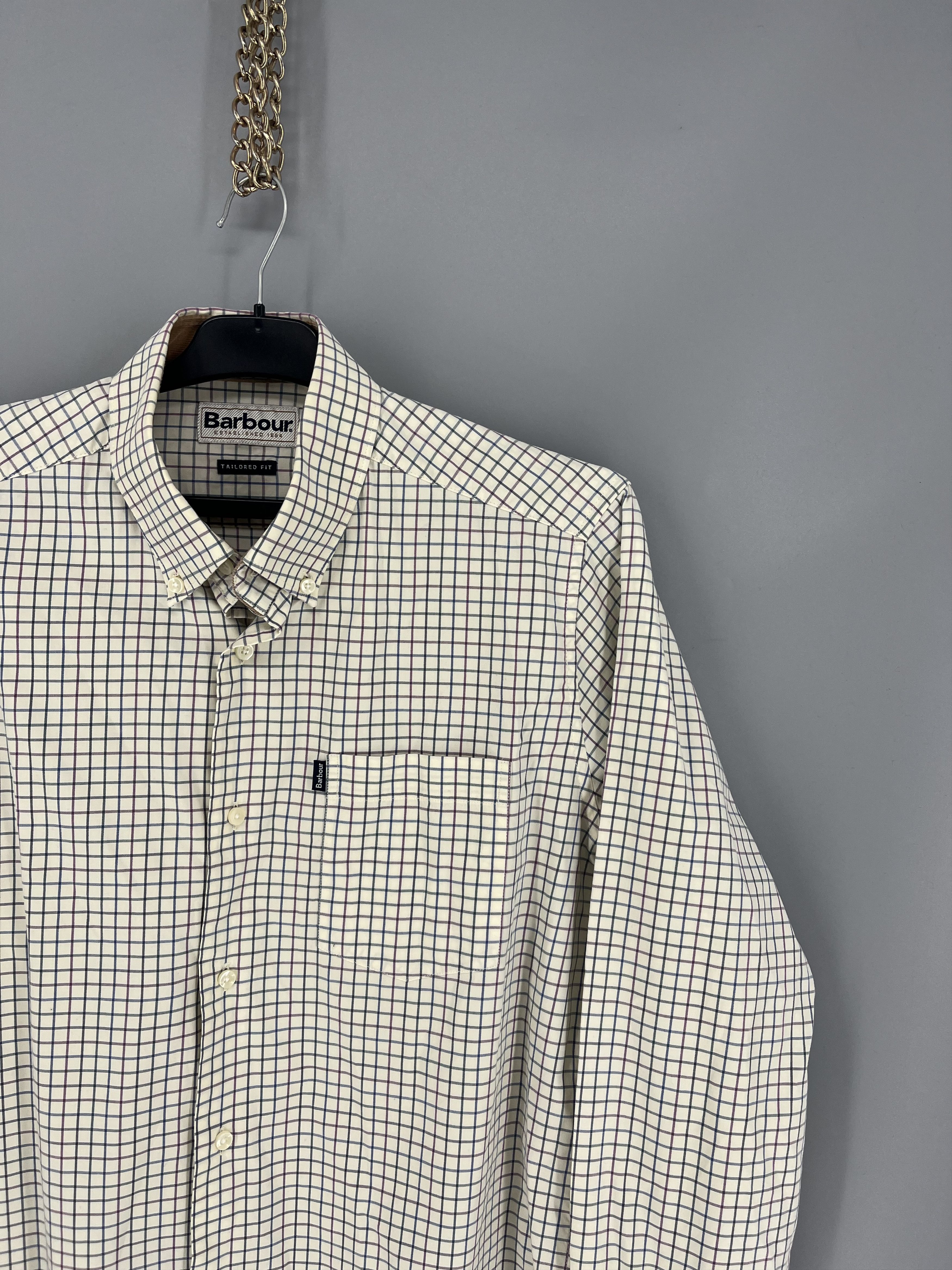Barbour BARBOUR men's shirt 100% cotton Size L Size US S / EU 44-46 / 1 - 5 Thumbnail