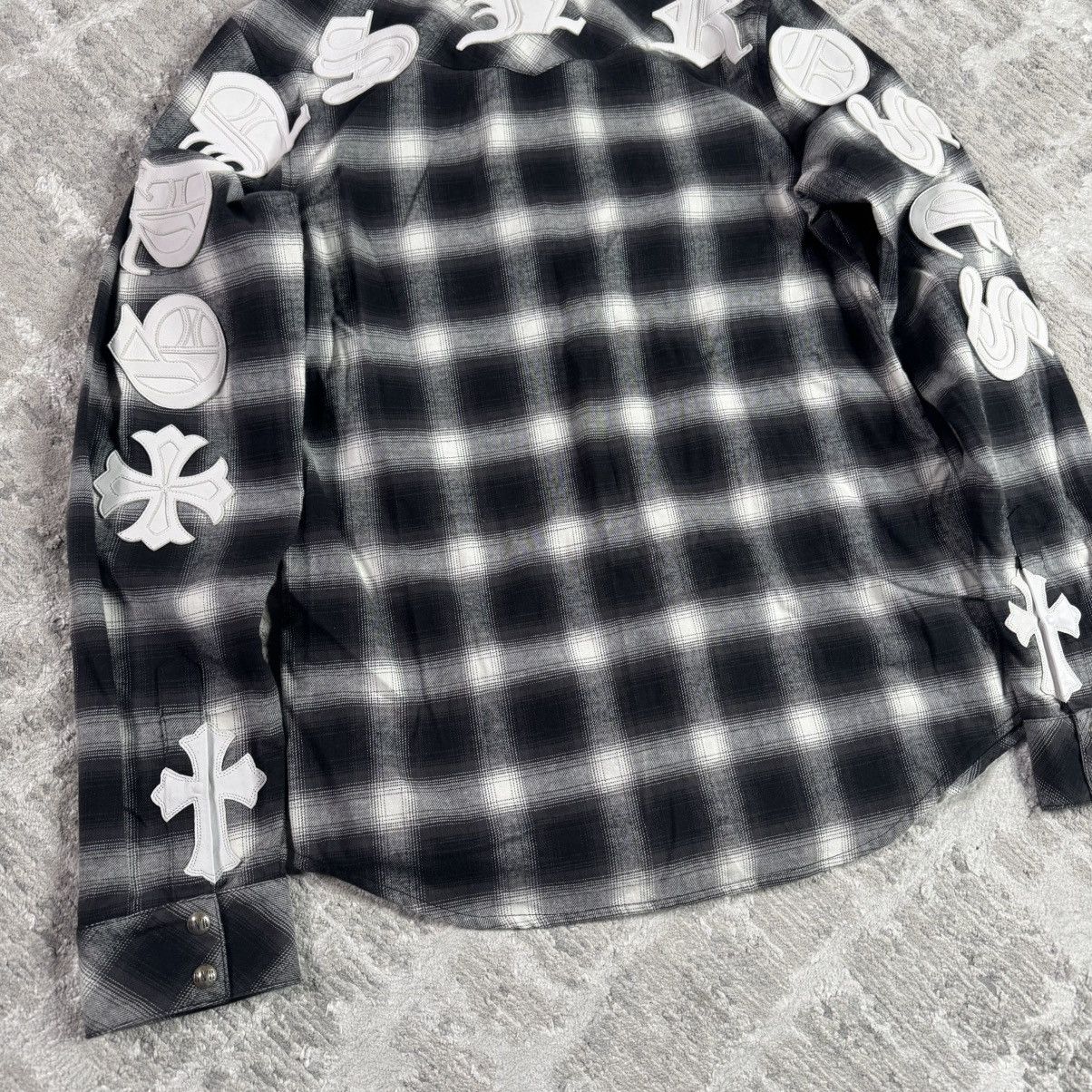 Chrome Hearts Guns n roses leather button up Size US L / EU 52-54 / 3 - 3 Thumbnail