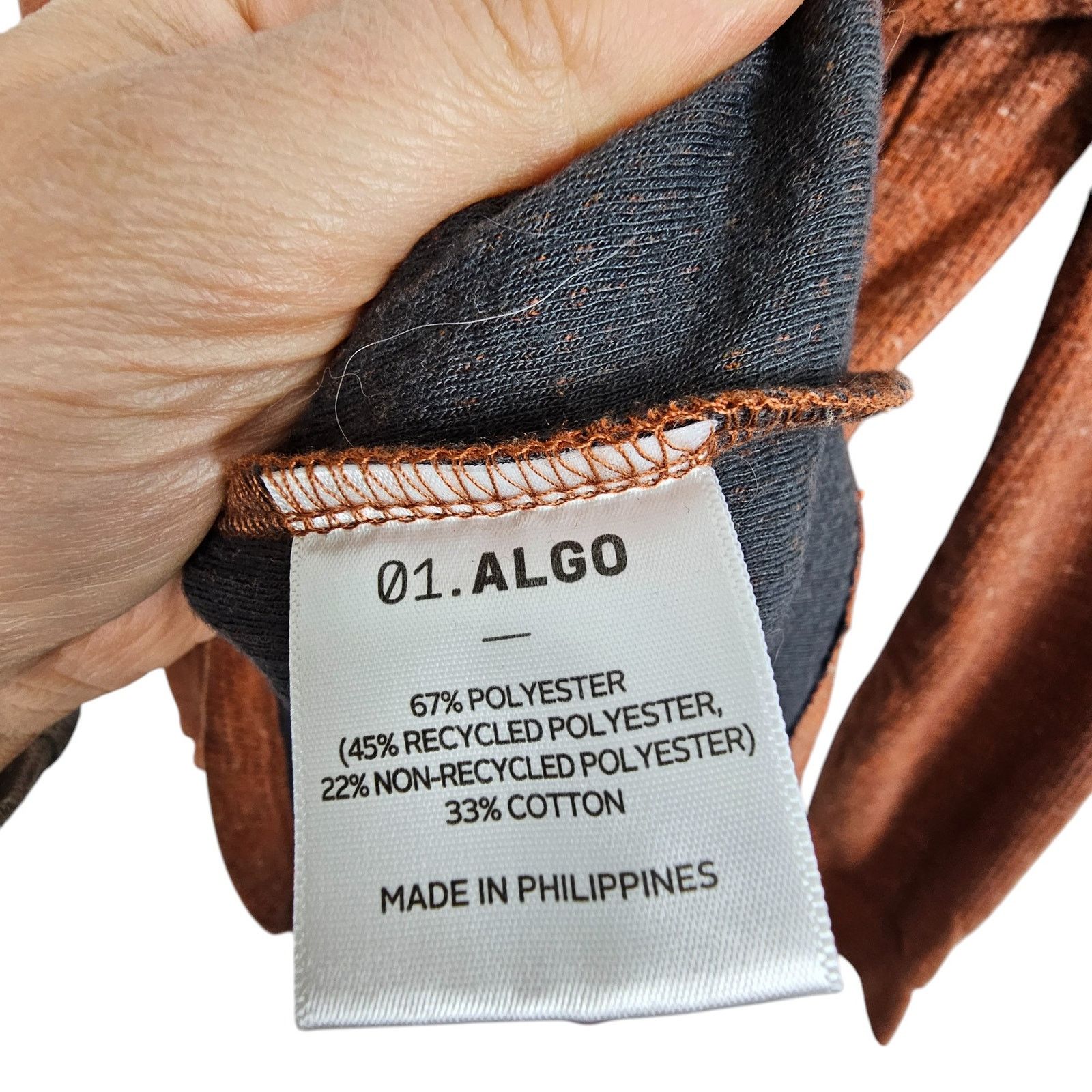 Aldo 01.Algo Mens Crewneck Shirt M Performance Stretch Athletic Size US M / EU 48-50 / 2 - 7 Thumbnail