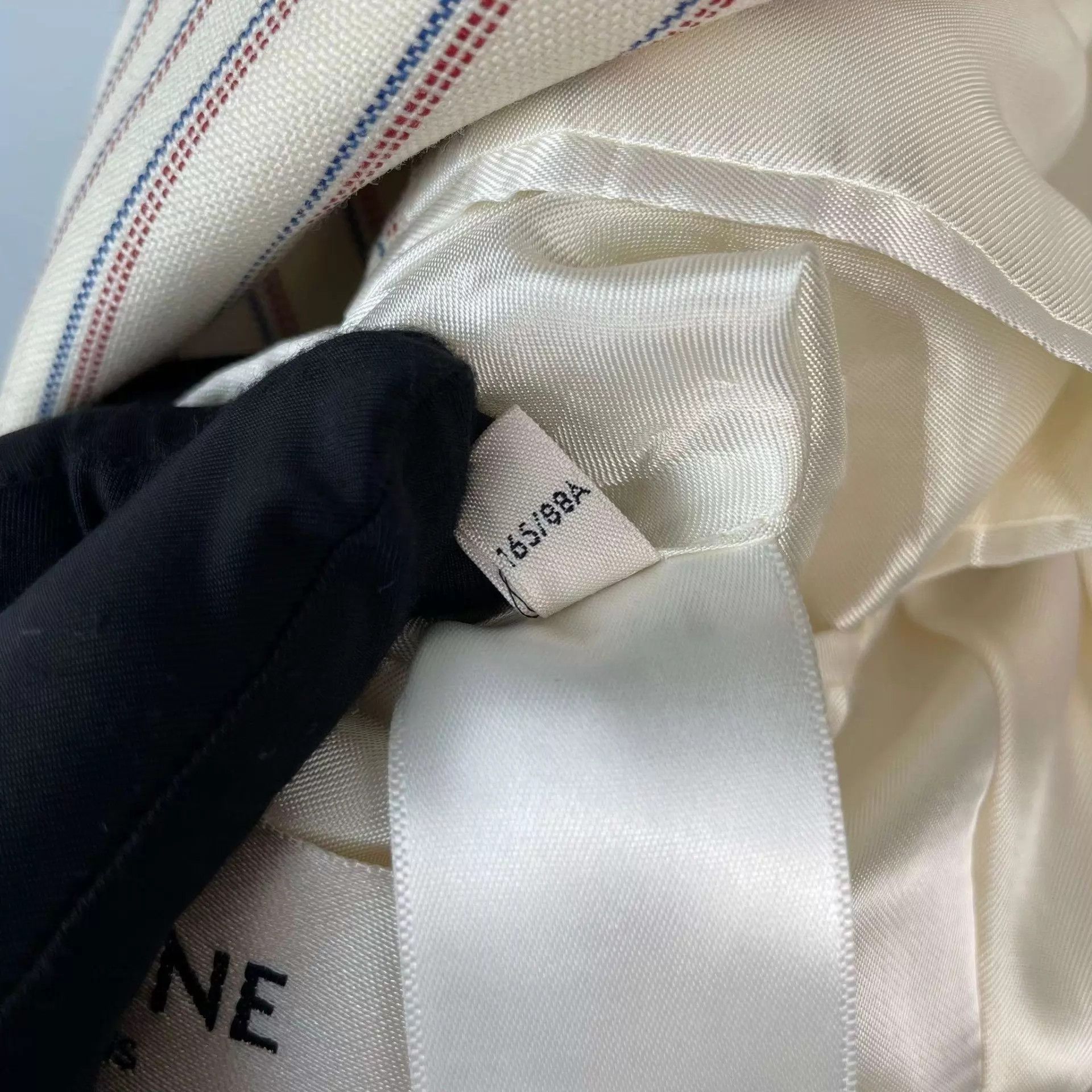 Celine Celine 97 New Ivory Cotton Women's Blazer 40 Size S / US 4 / IT 40 - 6 Thumbnail