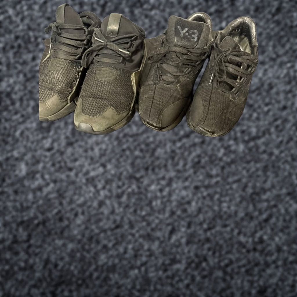 Y-3 Y-3 Sneakers Black Men 8.0US JPN Collabo 2 Pair Set/Storage Bag Included Sneaker Size ONE SIZE - 1 Thumbnail