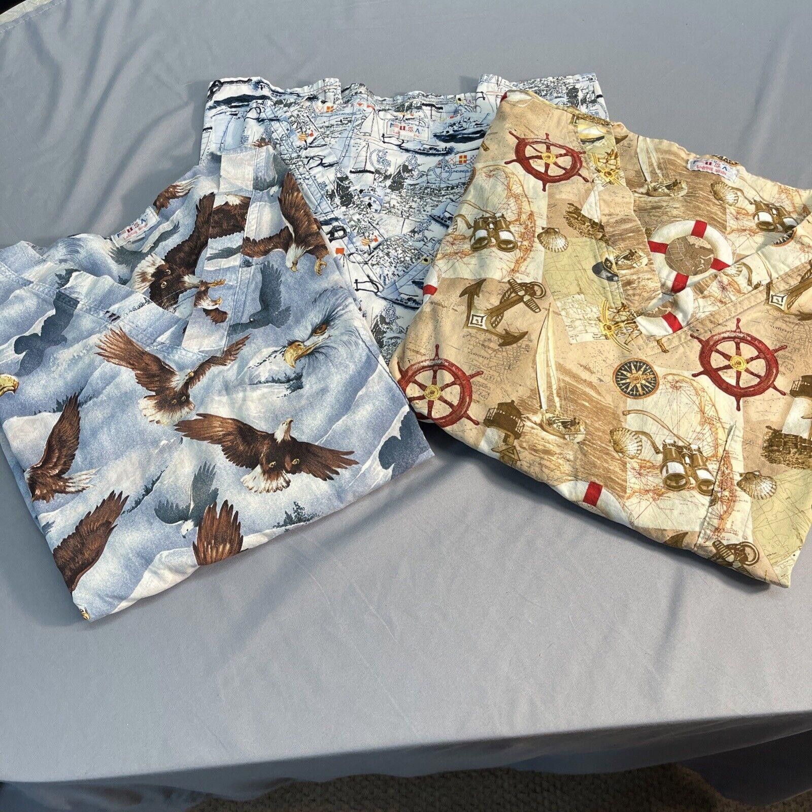 Designer Lot of 3 Ladybug Brand Scrub Top Size 2XL Size ONE SIZE - 1 Thumbnail