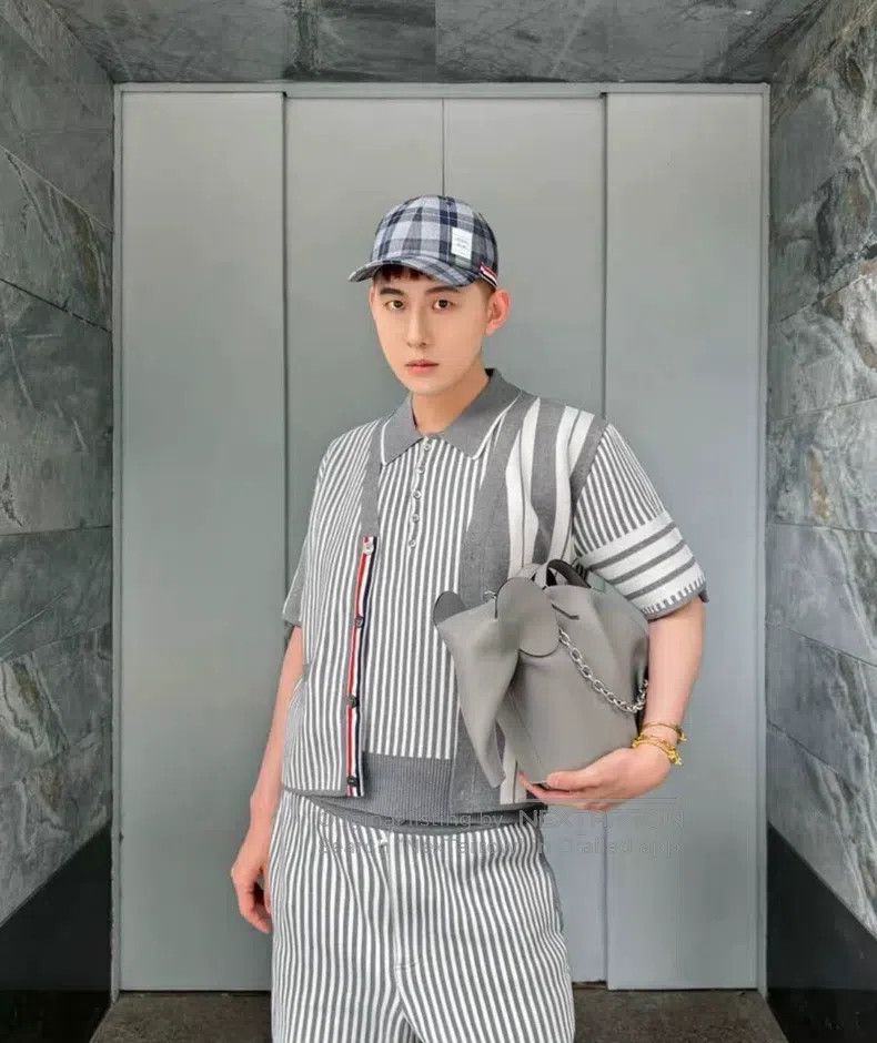 Thom Browne Thom Browne size S Plaid Baseball Cap Size ONE SIZE - 3 Thumbnail