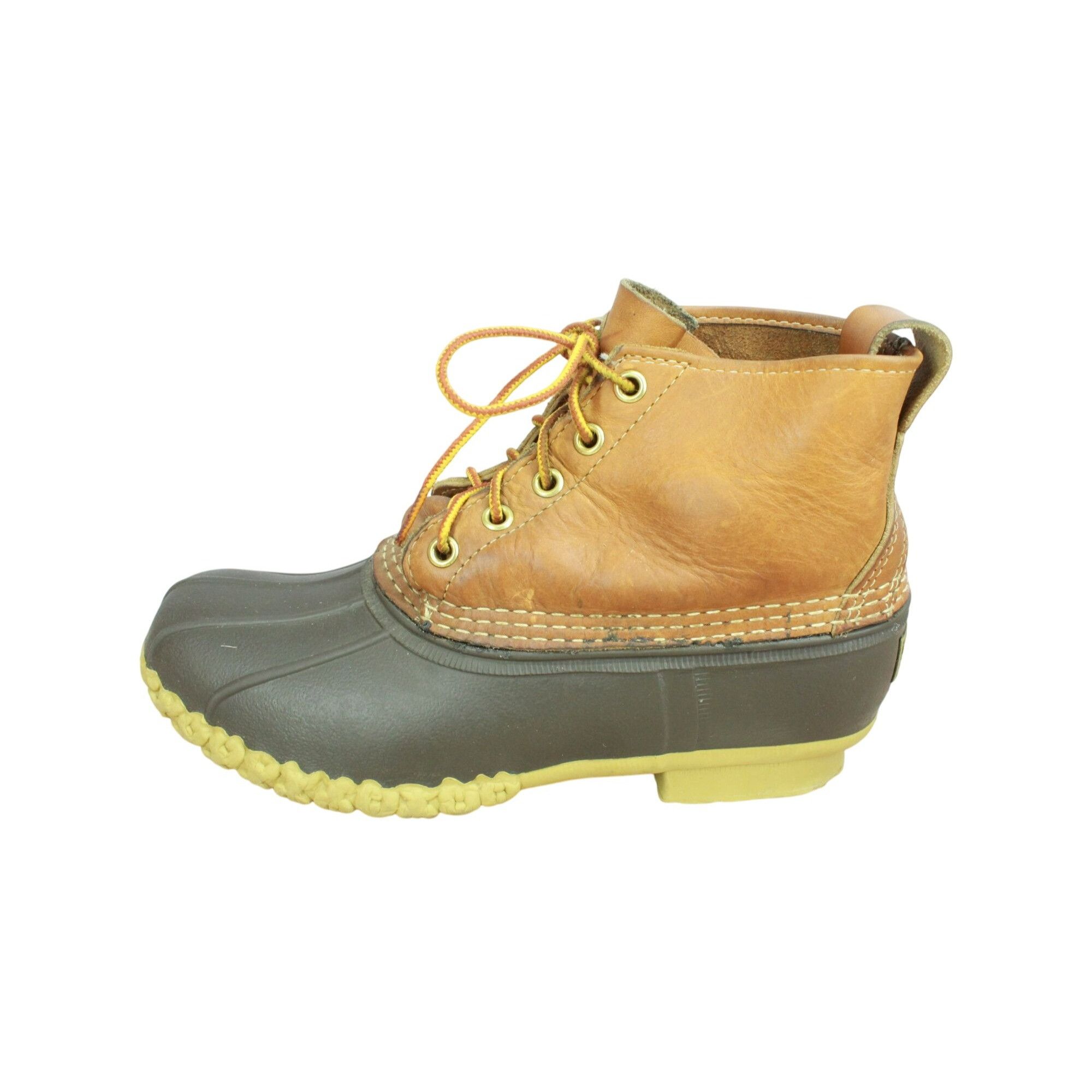 L.L. Bean LL Bean Women’s Brown Leather Duck Boots Size 8 Size US 8 / IT 38 - 1 Thumbnail