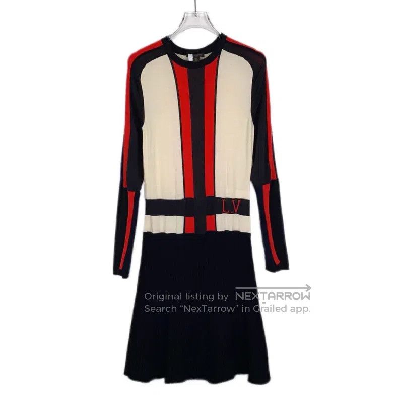 Louis Vuitton Louis Vuitton Logo monogrammed wool-blend silk-block long- Size XS / US 0-2 / IT 36-38 - 1 Thumbnail