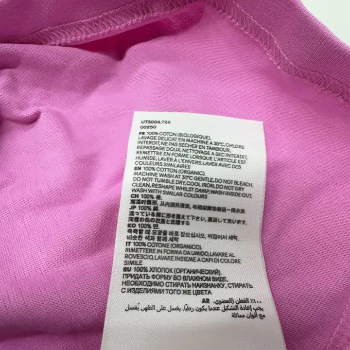 AMI Ami Paris Pink Heart Embroidered T-Shirt -2507 Size US XL / EU 56 / 4 - 6 Thumbnail