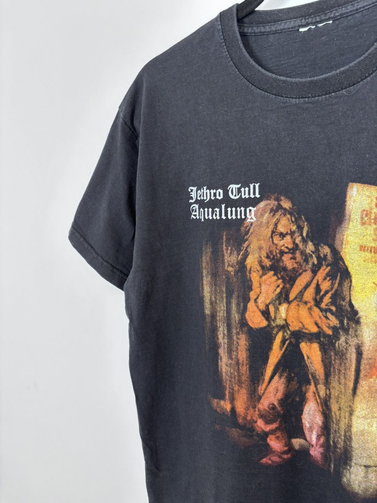 Band Tees Vintage Jethro Tull Aqualung Album Rock Black Band T-Shirt Size US M / EU 48-50 / 2 - 5 Thumbnail