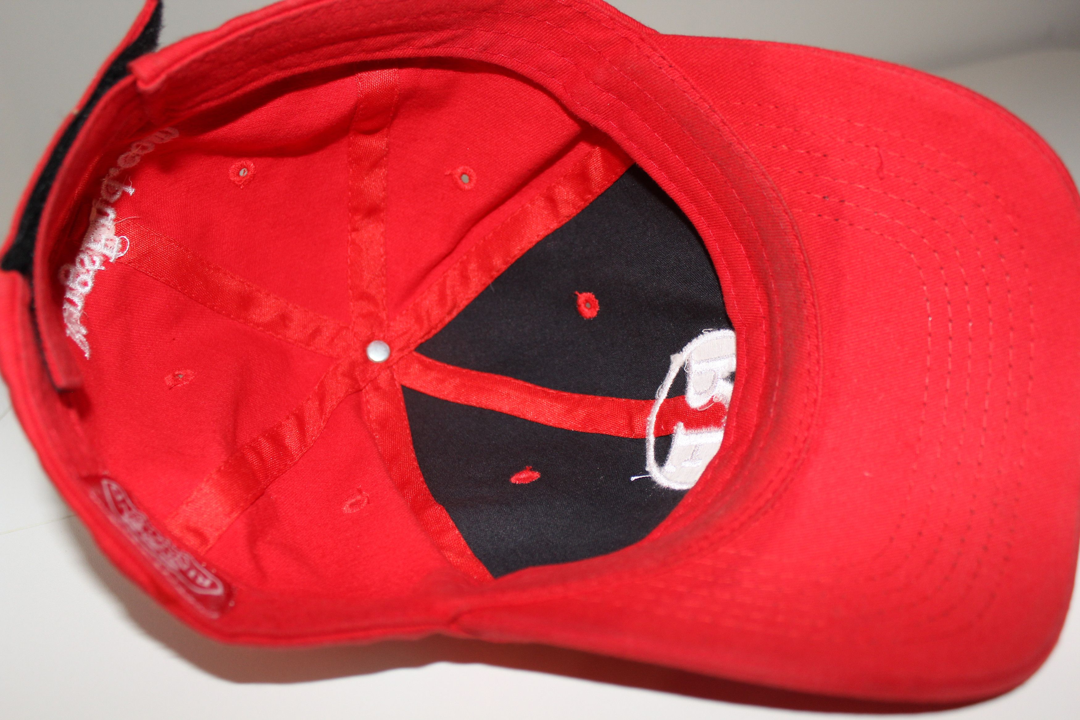 Other Ring's End Adult Adjustable Strap Baseball Cap Hat Red Size ONE SIZE - 6 Thumbnail