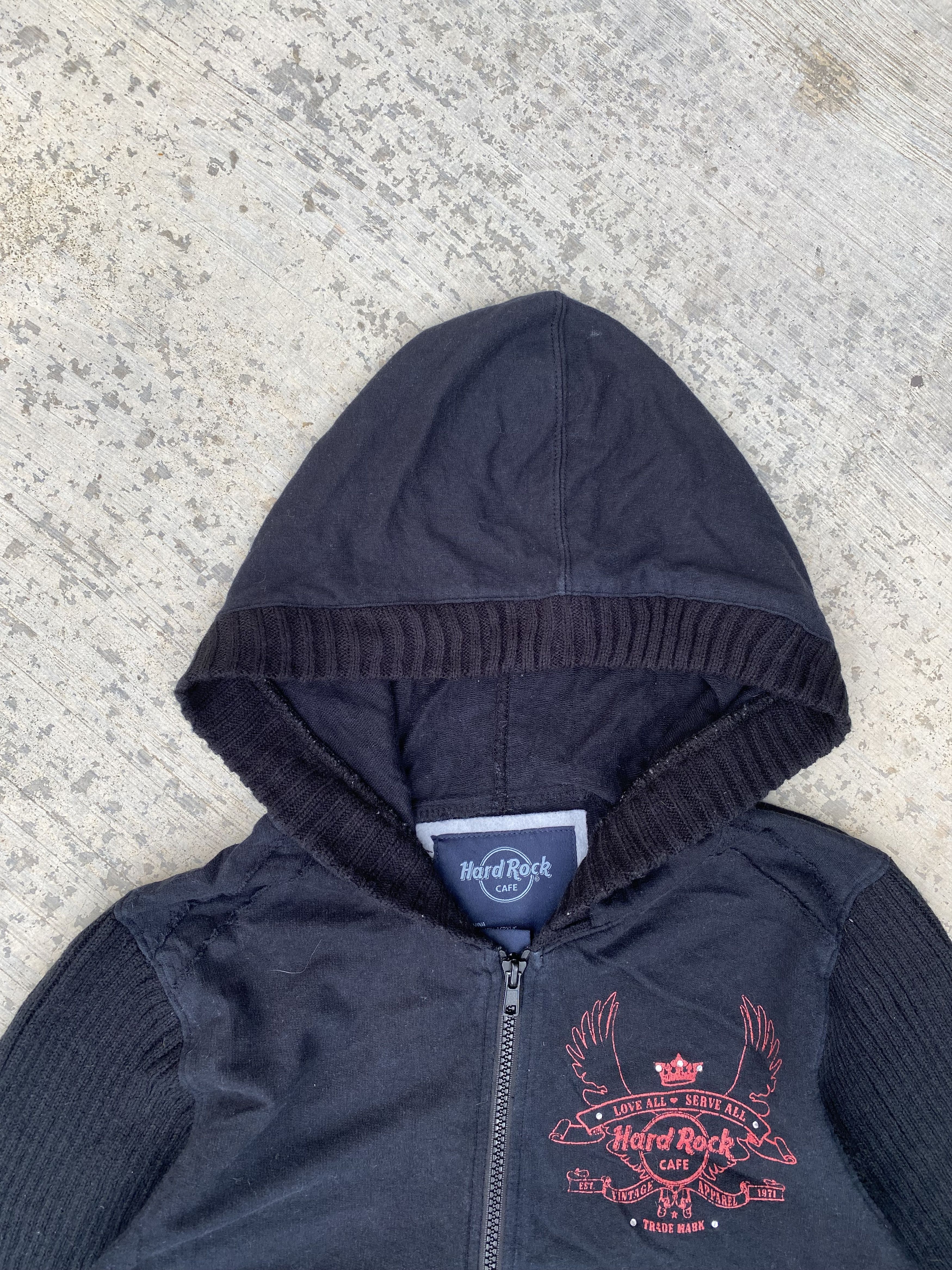Hard Rock Cafe × Vintage Hard Rock Cafe Saipan Zip up Hoodies Size S / US 4 / IT 40 - 4 Thumbnail
