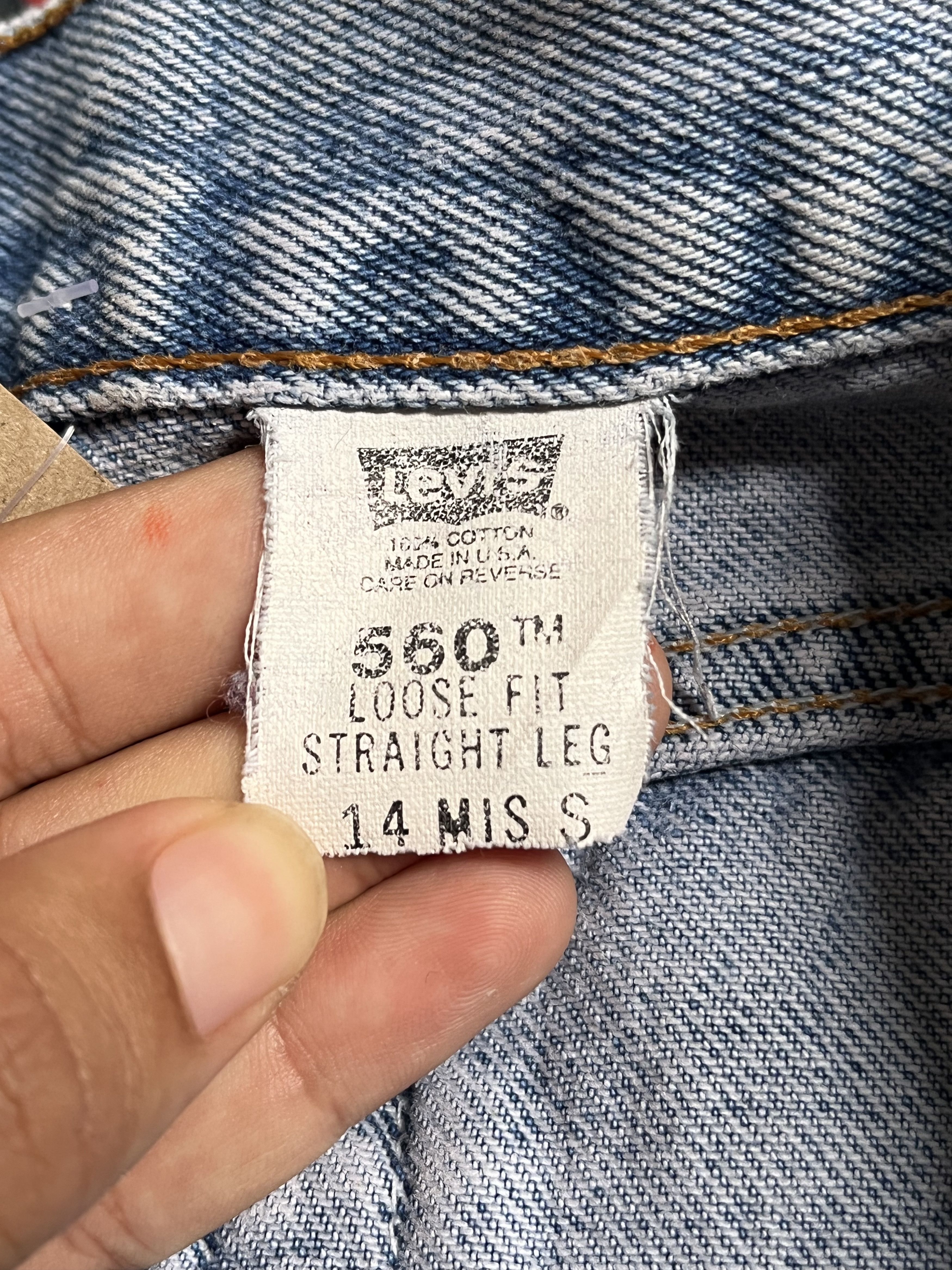 Levi's Vintage Levis 560 Loose Fit Straight Leg Jeans -L194 Size US 33 - 11 Thumbnail