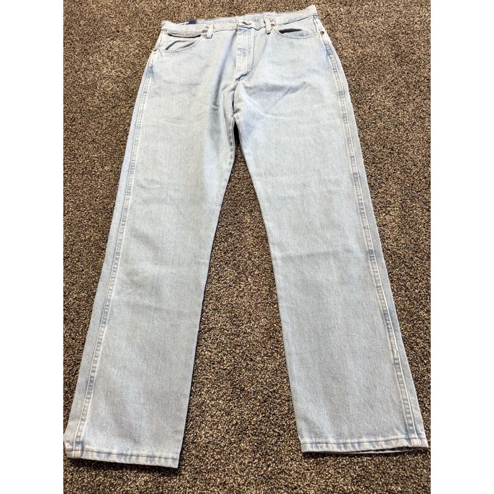 Wrangler VINTAGE? No. Wrangler Jeans 14MWZ Women's Slim Bootcut Blue Denim 15x34 36" Waist 34" Inseam 5-Pocket Size 36" / US 14 / IT 50 - 3 Thumbnail