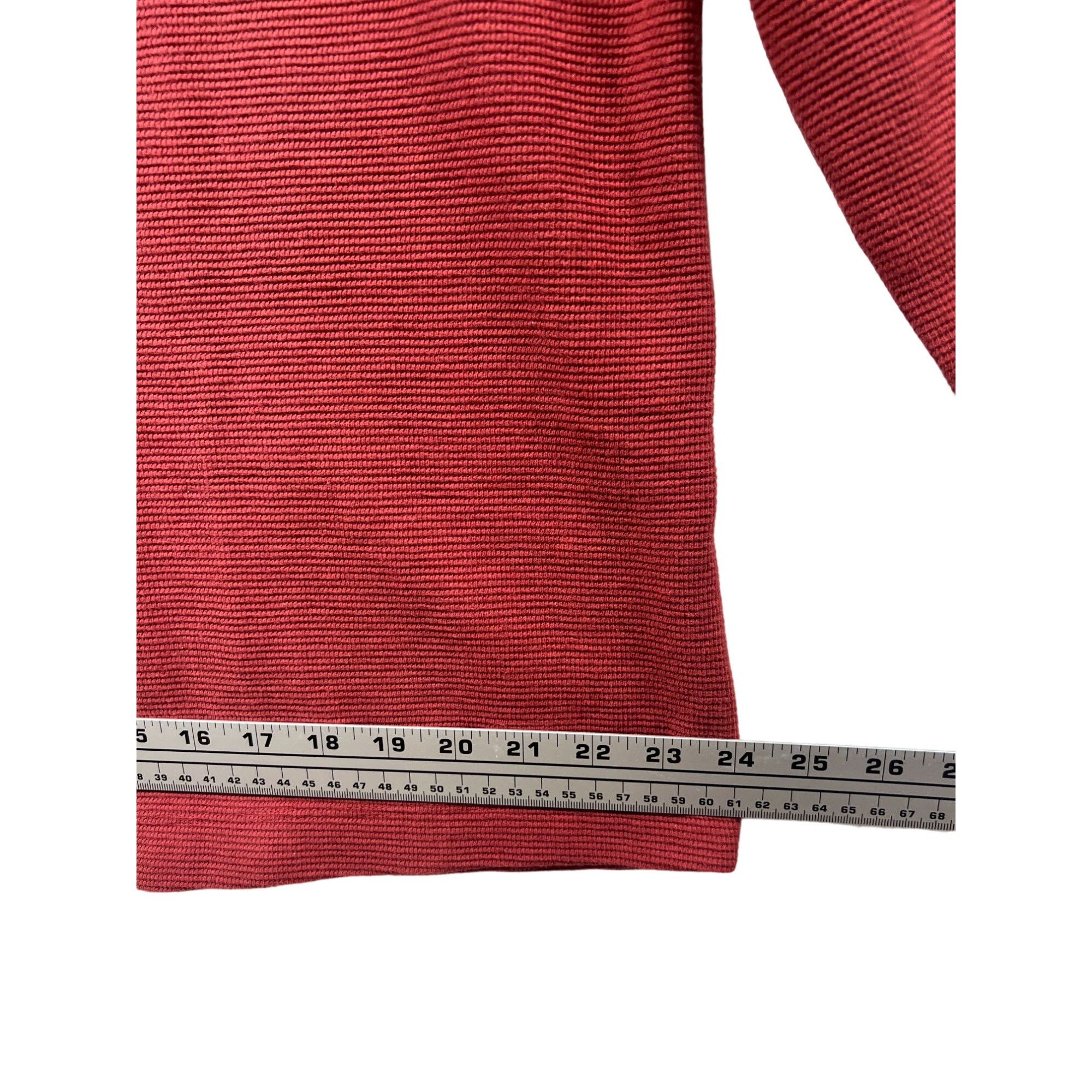 Other Goodfellow & Co - Men's Long Sleeve Henley T-Shirt - Red - E Size US XL / EU 56 / 4 - 7 Thumbnail