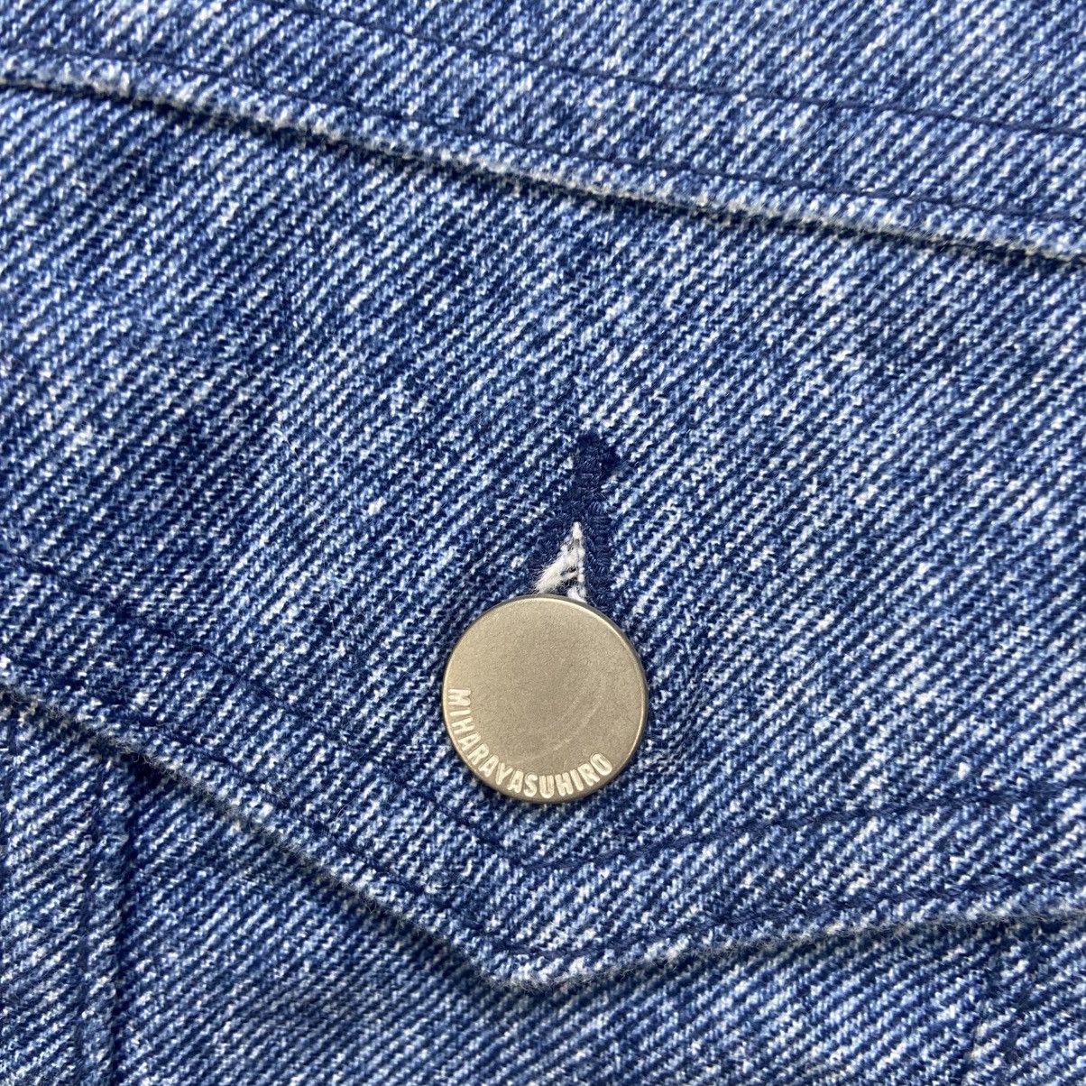 GU × Maison MIHARA YASUHIRO 🔥Miharayasuhiro Two-Tone Trucker Denim Jacket Size US M / EU 48-50 / 2 - 17 Thumbnail