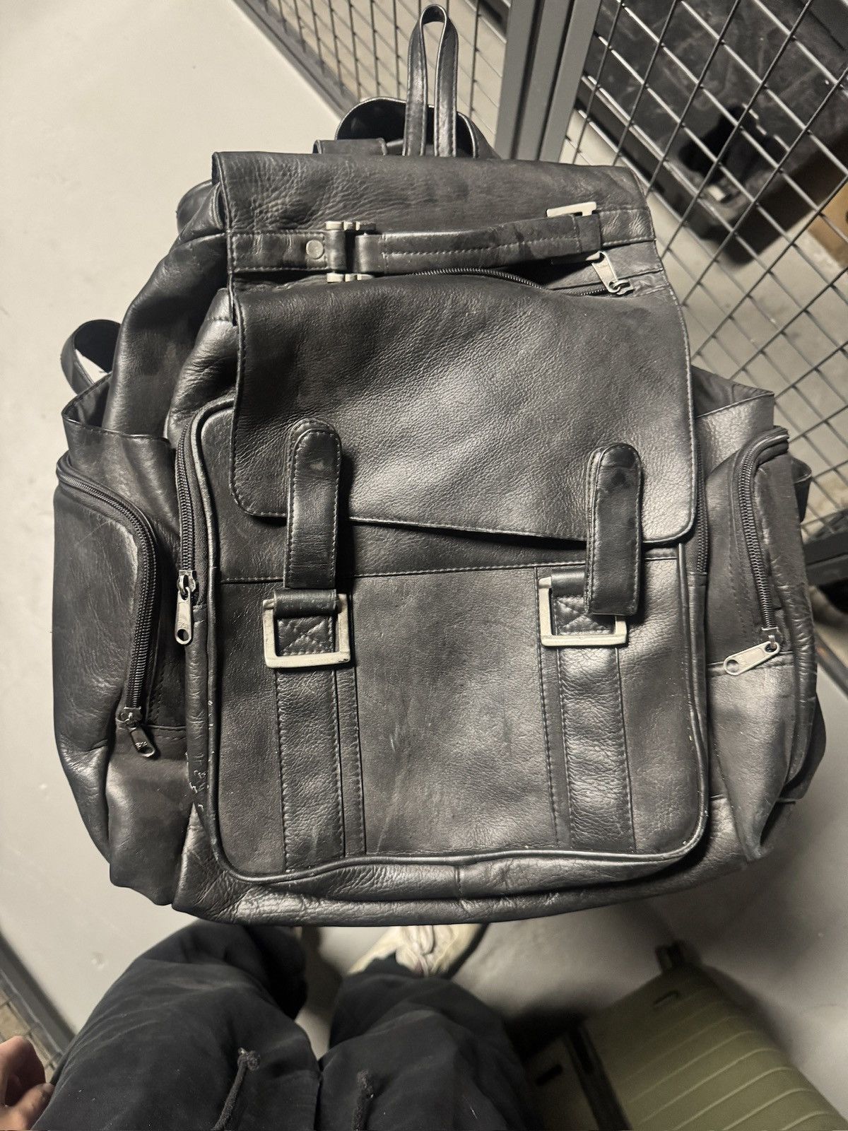 Opening Ceremony Leather Backpack Size ONE SIZE - 1 Thumbnail