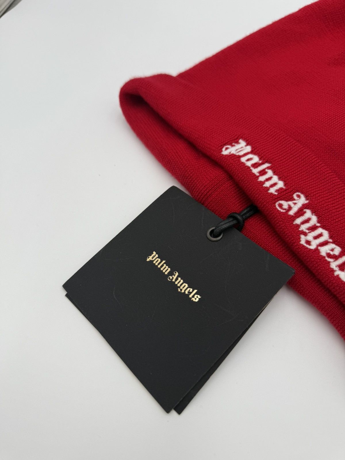 Palm Angels Palm angels Men’s Logo-Print Knitted Beanie Size ONE SIZE - 3 Thumbnail