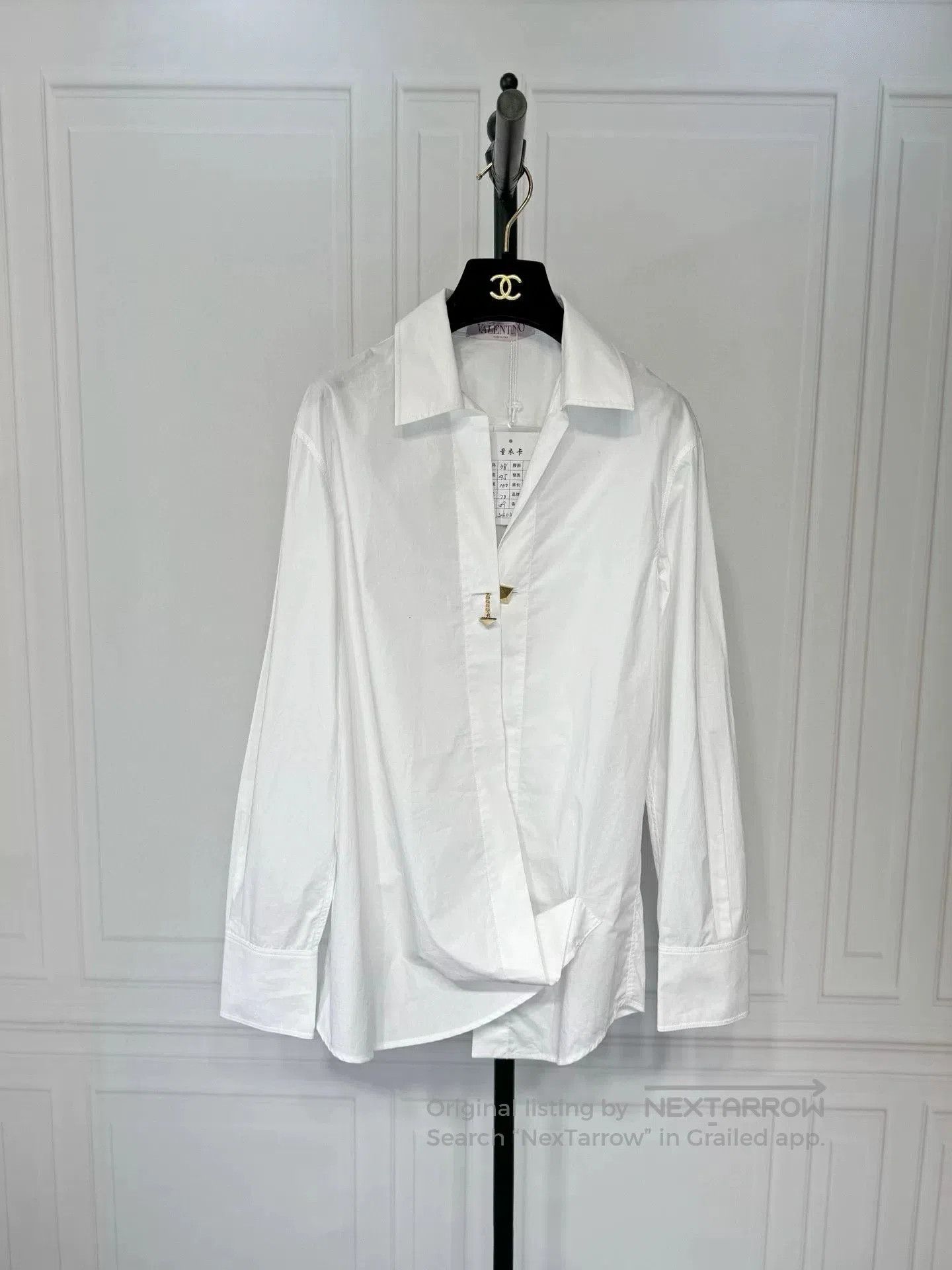 Valentino Valentino White Long Sleeve Shirt. Size US S / EU 44-46 / 1 - 2 Thumbnail