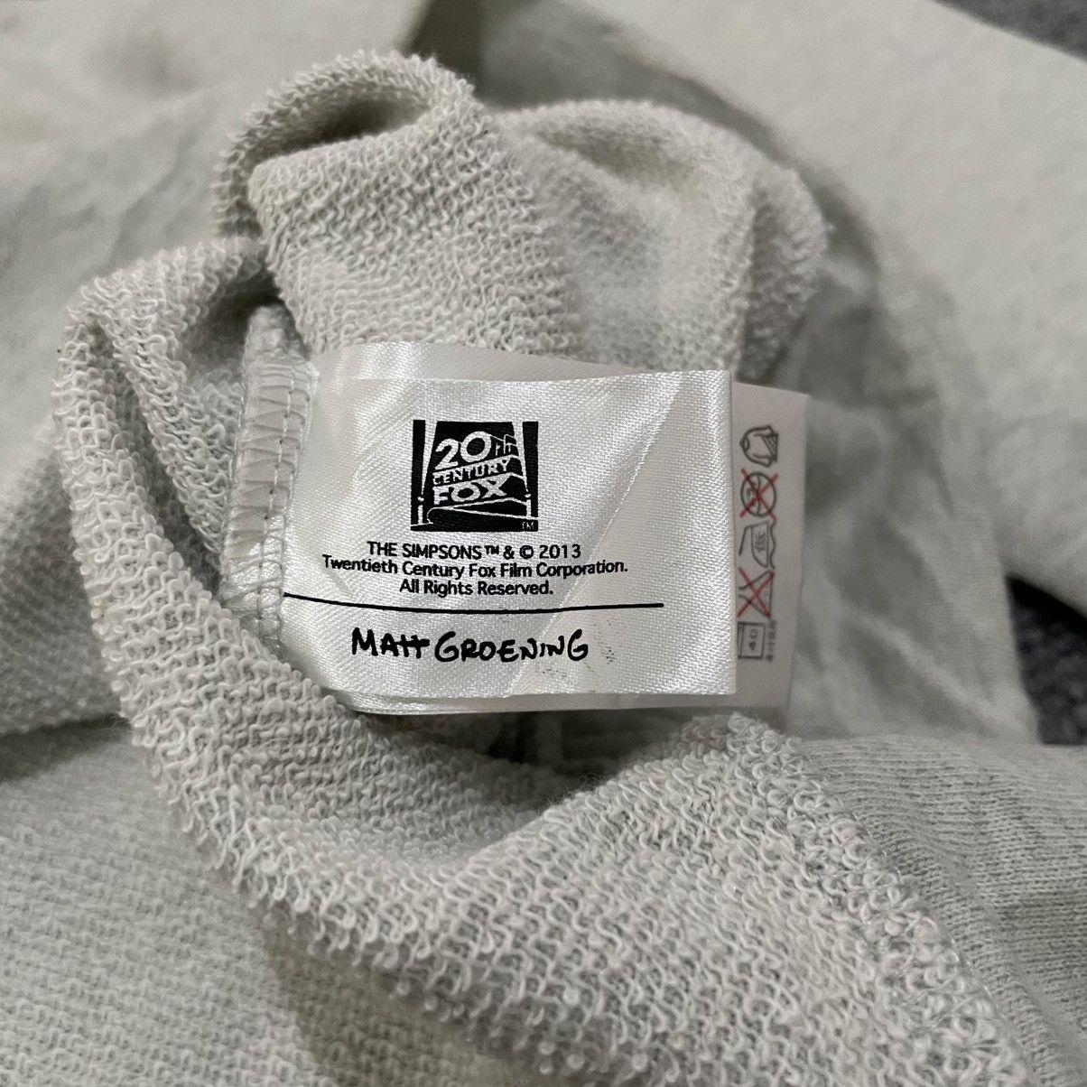 Japanese Brand The Simpsons x Matt Groening Basic Hoodies Size L / US 10 / IT 46 - 5 Thumbnail