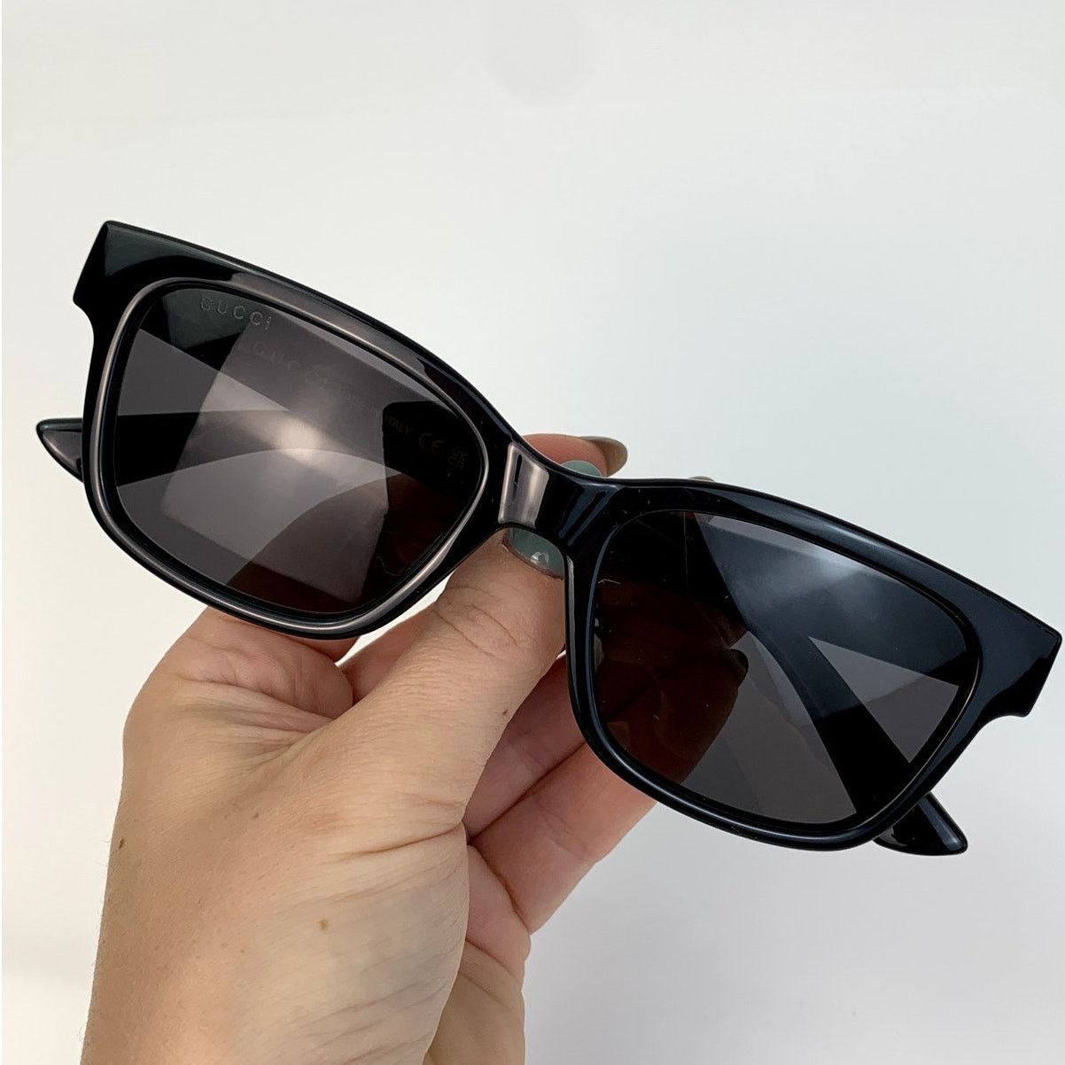 Gucci NEW GUCCI Sunglasses GG1716S 001 Black Grey Unisex Classic Size ONE SIZE - 7 Thumbnail