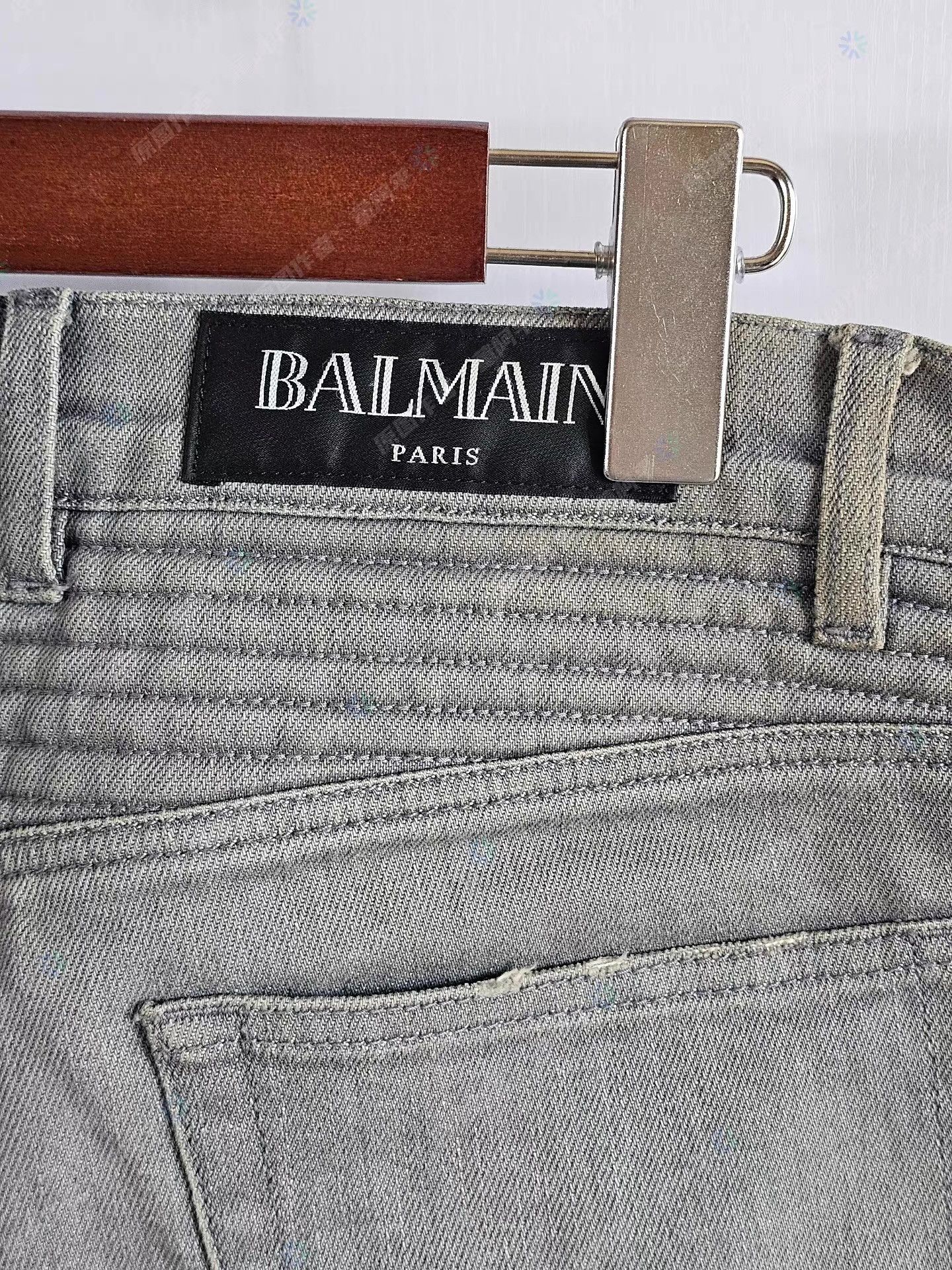Balmain Balmain heavy-duty biker jeans Q4 Size US 34 / EU 50 - 4 Thumbnail
