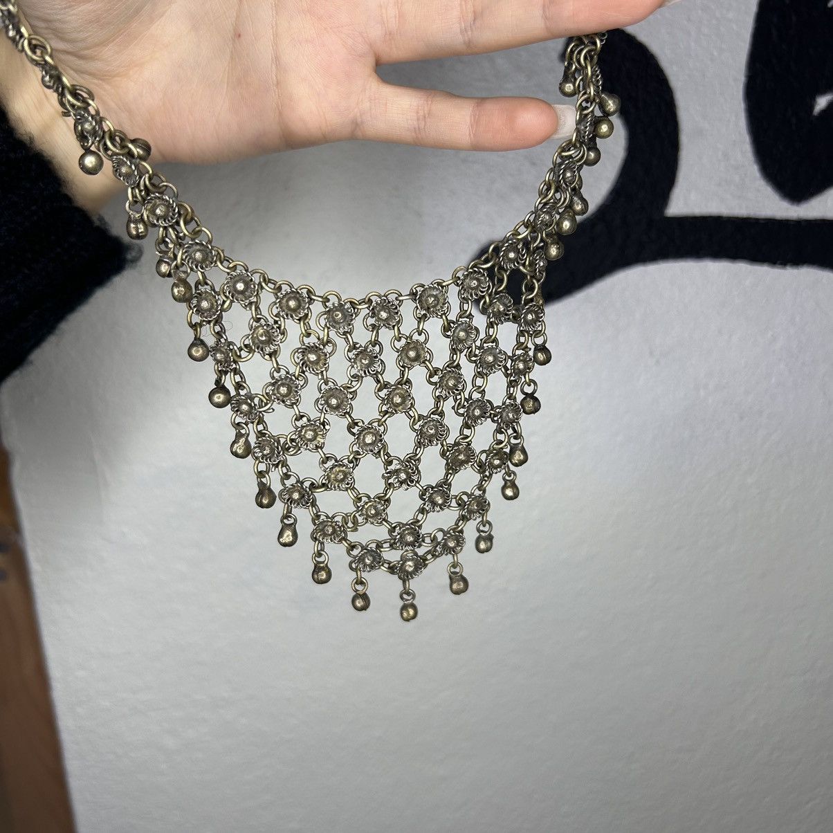 If Six Was Nine × Vintage Tribal Chain Mail Choker Size ONE SIZE - 9 Thumbnail