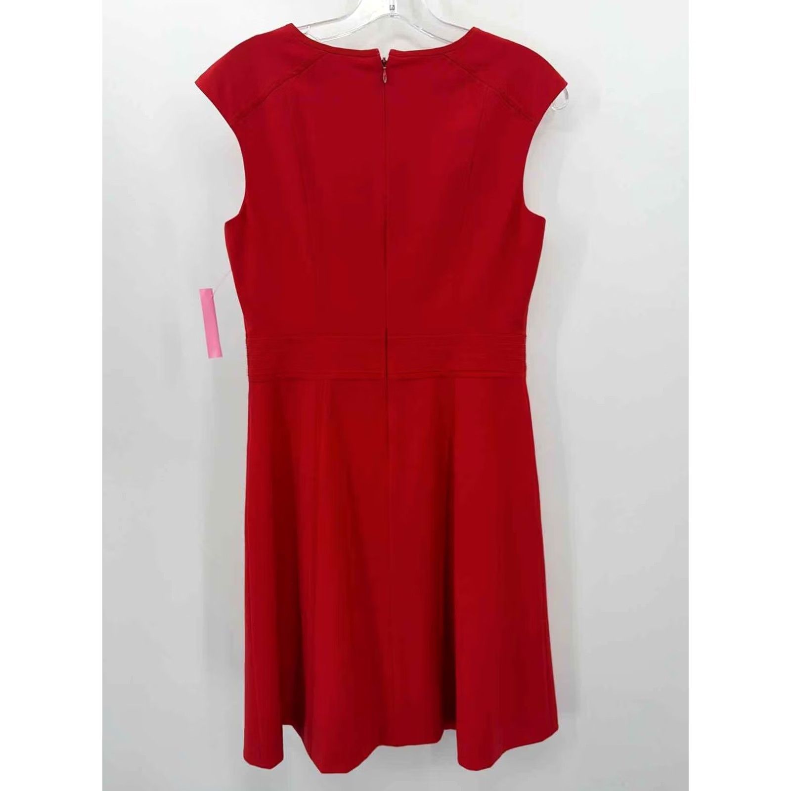 Tory Burch Tory Burch Red Short Sleeve Knee Length Dress Size 6 - Pre-Owned Size 28" / US 6 / IT 42 - 3 Thumbnail