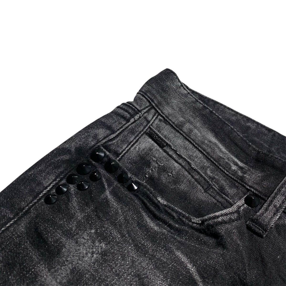 Japanese Brand Buckaroo Distressed Boro Faded Ifsix Vkeii Gothic Lgb Style Size US 31 - 7 Thumbnail