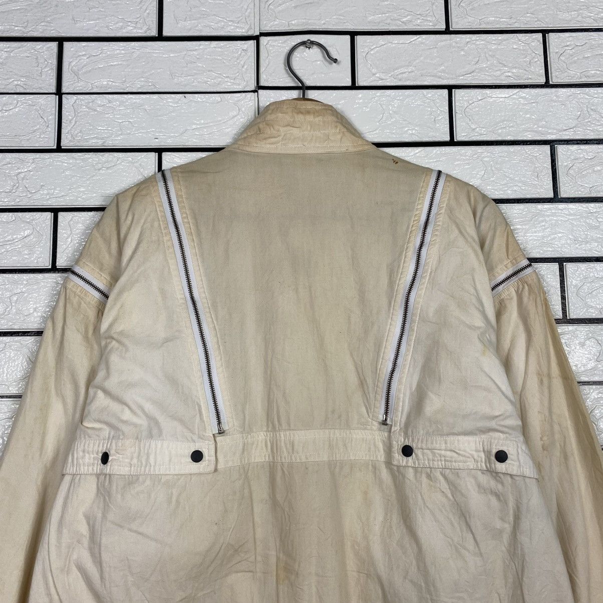 Japanese Brand 🔥PARACHUTE BONDAGE BOMBER JACKET GRETNA GREEN ISSEY MIYAKE Size US M / EU 48-50 / 2 - 9 Thumbnail