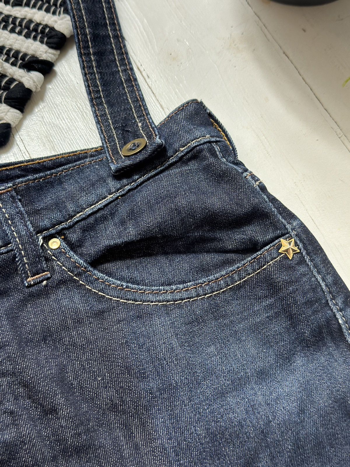 Miss Sixty VINTAGE MISS SIXTY 2000s DENIM MINI SKIRT Size 28" / US 6 / IT 42 - 10 Thumbnail