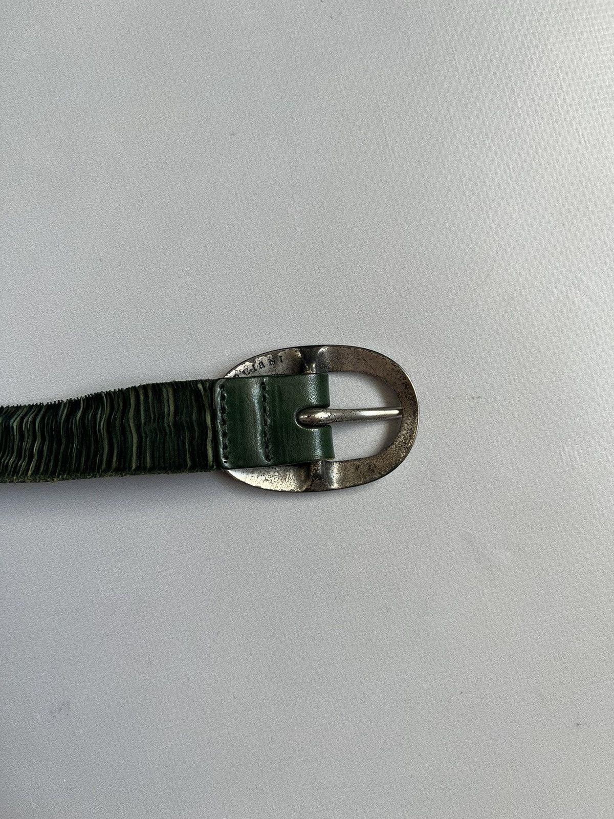 Orciani Orciani Green Genuine Leather Unisex Belt Size ONE SIZE - 4 Thumbnail