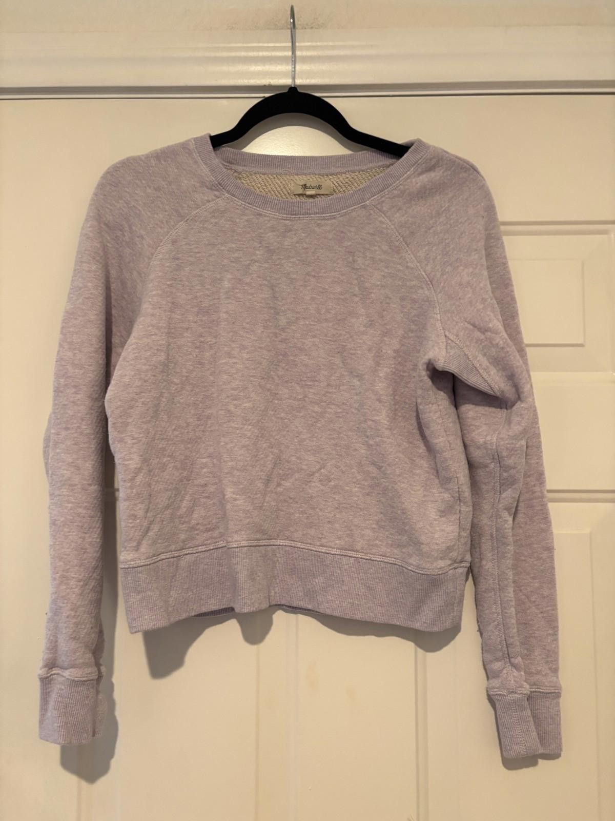 Madewell Women's Madwell sz S lilac sweatshirt #637 Size S / US 4 / IT 40 - 1 Thumbnail