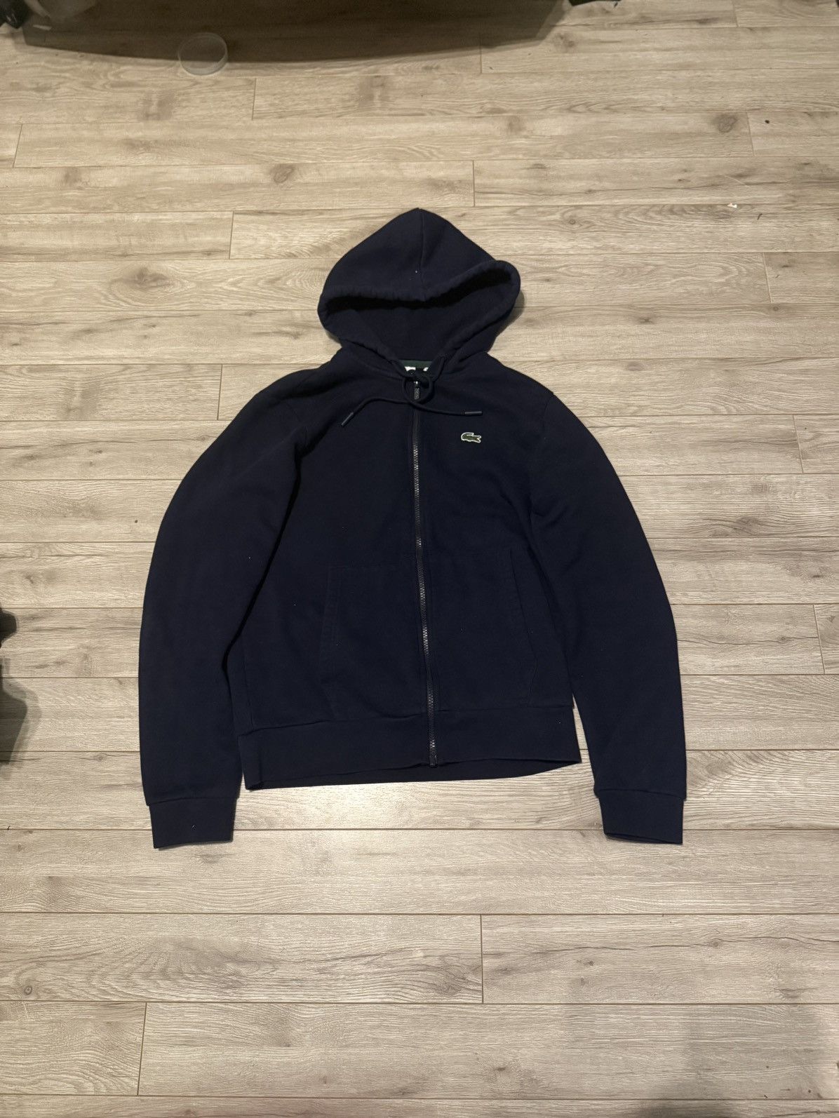 Lacoste navy blue lacoste zip up Size US M / EU 48-50 / 2 - 1 Thumbnail