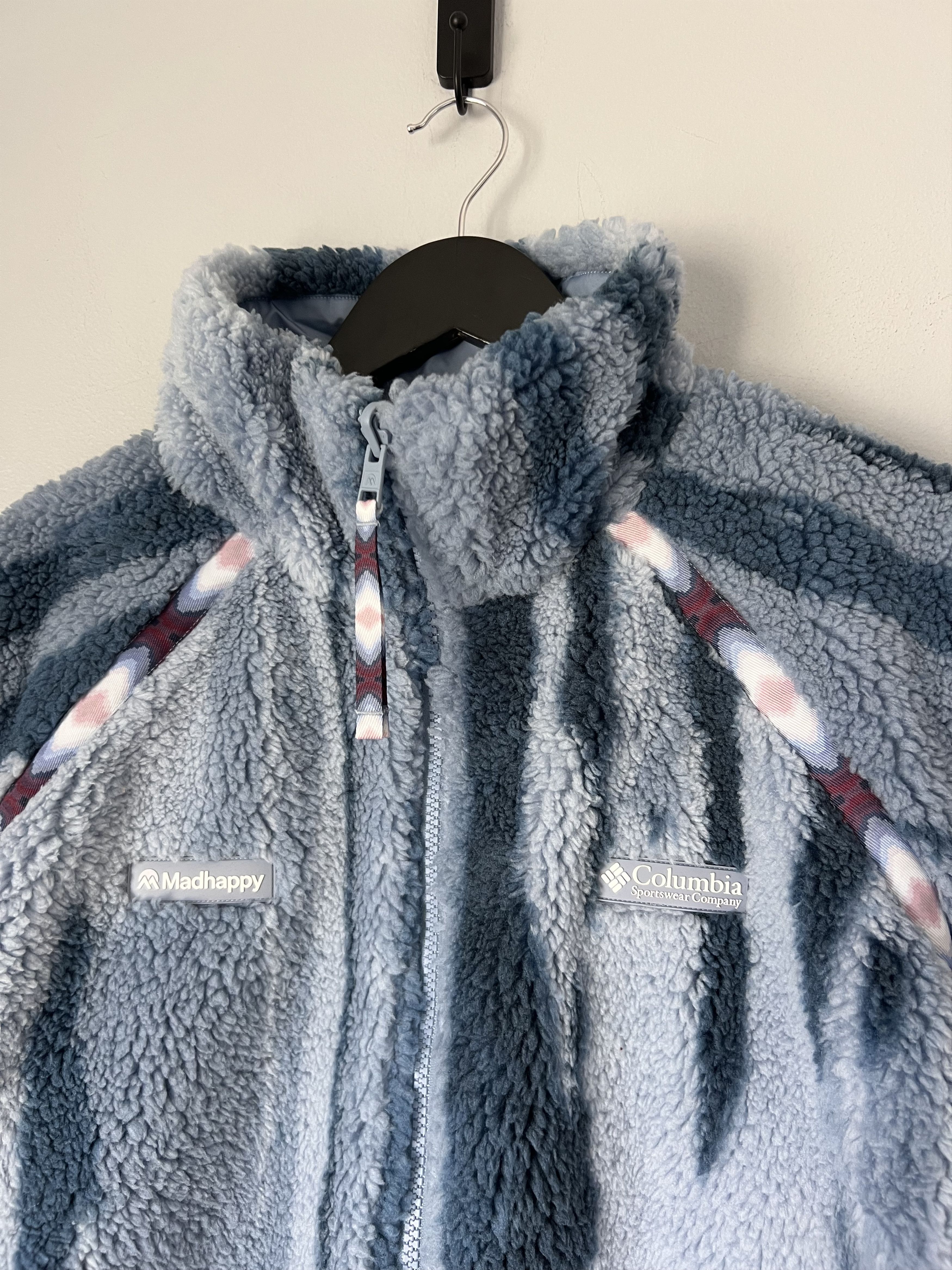 Columbia × Madhappy Madhappy Columbia High Pile Fleece Jacket in Blue Size US L / EU 52-54 / 3 - 2 Thumbnail
