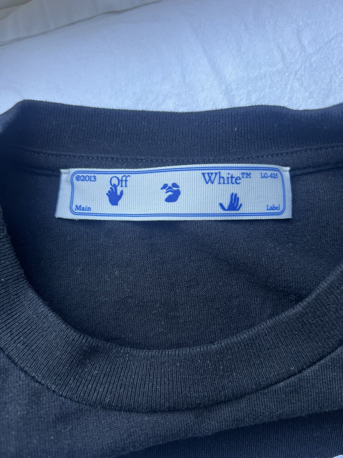 Off-White Black Fitted T-shirt Size XS / US 0-2 / IT 36-38 - 3 Thumbnail