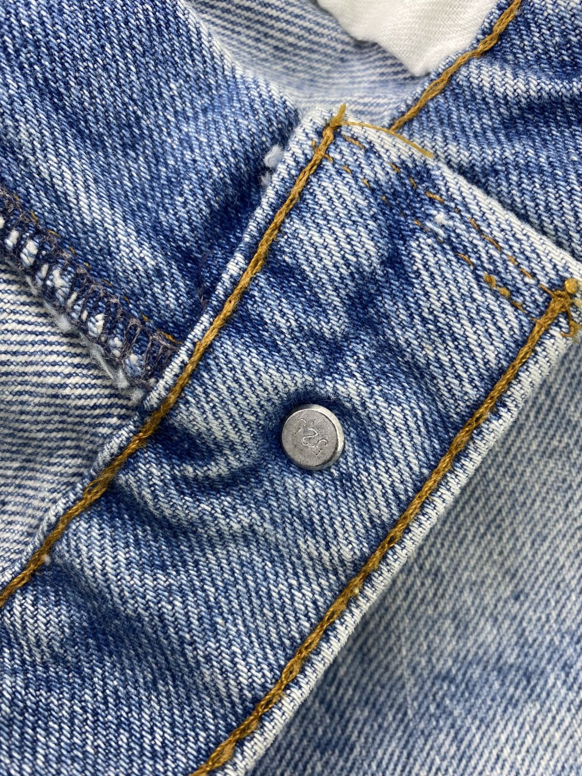 Levi's Vintage Clothing 🇺🇸1990s Vintage Levis 501 USA Straight 36x33 Light Blue Jeans Size US 33 - 7 Thumbnail