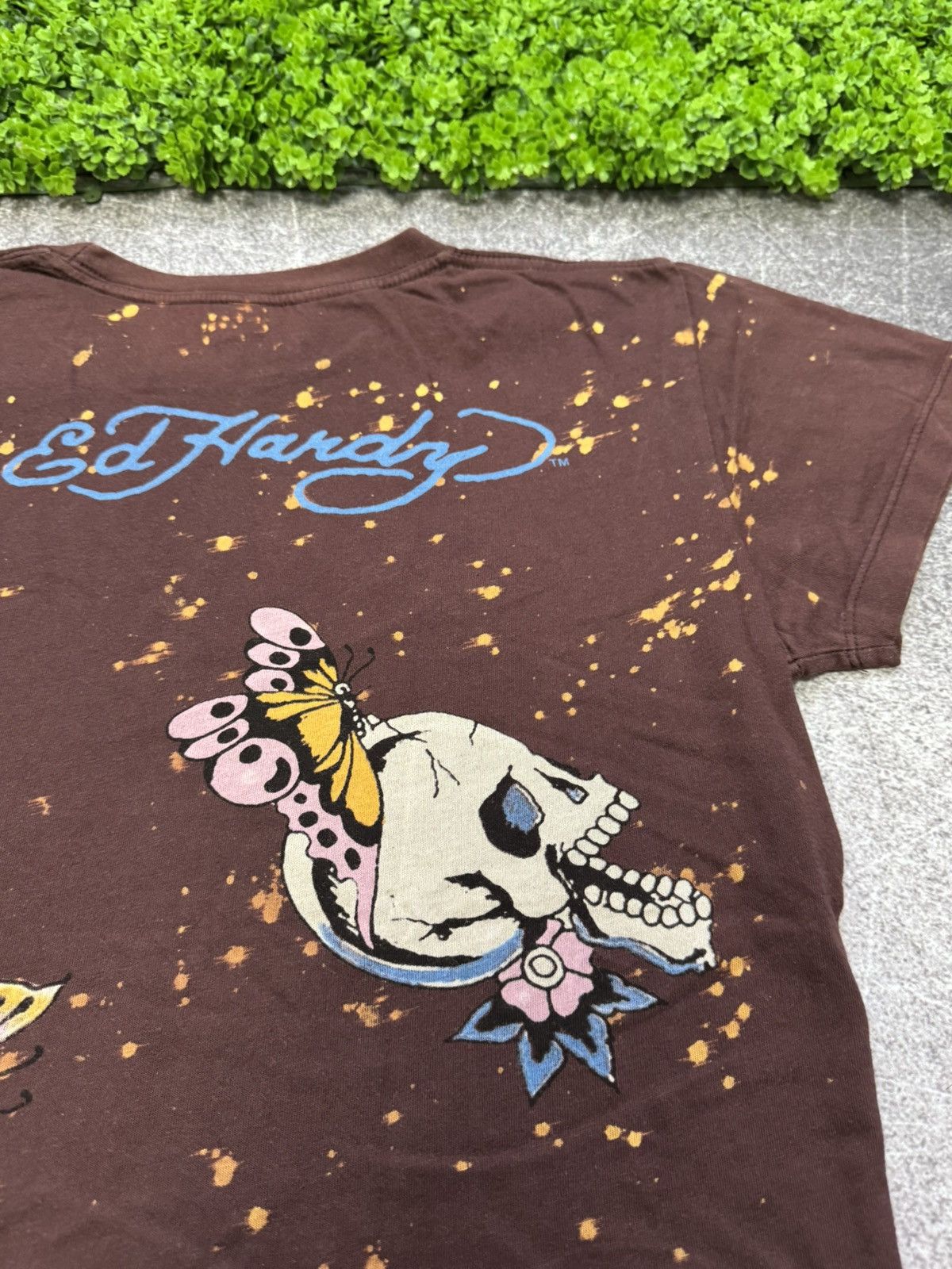 Ed Hardy Ed Hardy Christian Audigier Skull Love Kills Slowly T-shirt Size L / US 10 / IT 46 - 13 Thumbnail