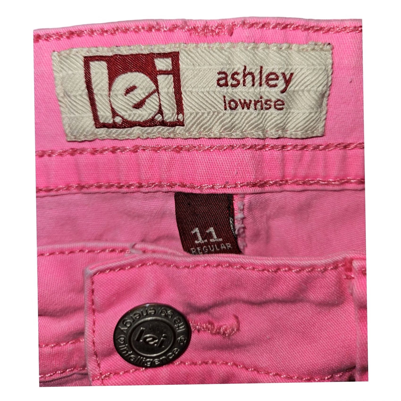 Vintage VINTAGE LEI Ashley Shorts Juniors 11 Pink Embroidered Logo Casual Denim 5-Pocket Size 32" / US 10 / IT 46 - 2 Thumbnail