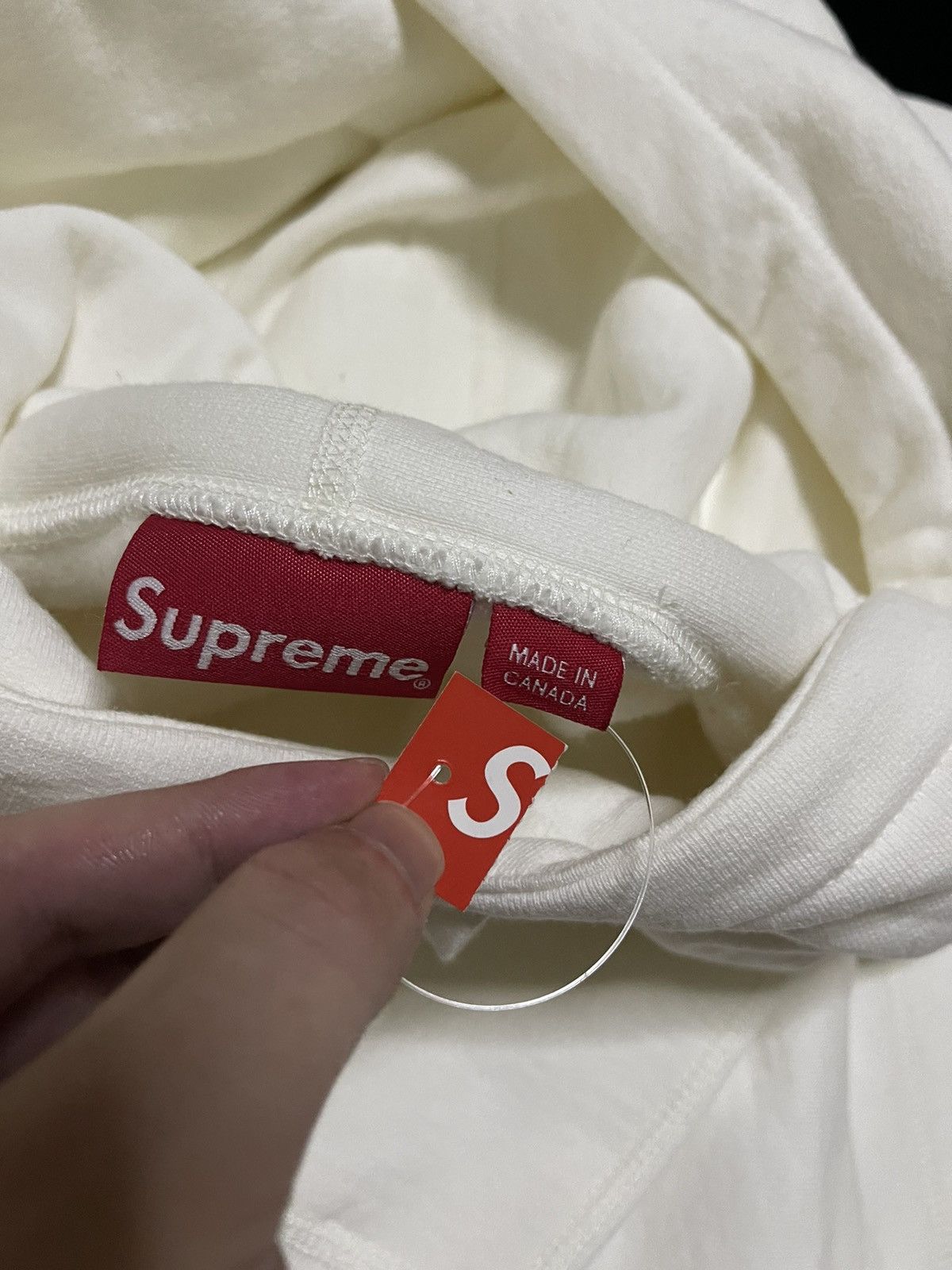 Supreme Supreme ss16 red on white motion logo hooded sweatshirt Size US XL / EU 56 / 4 - 4 Thumbnail