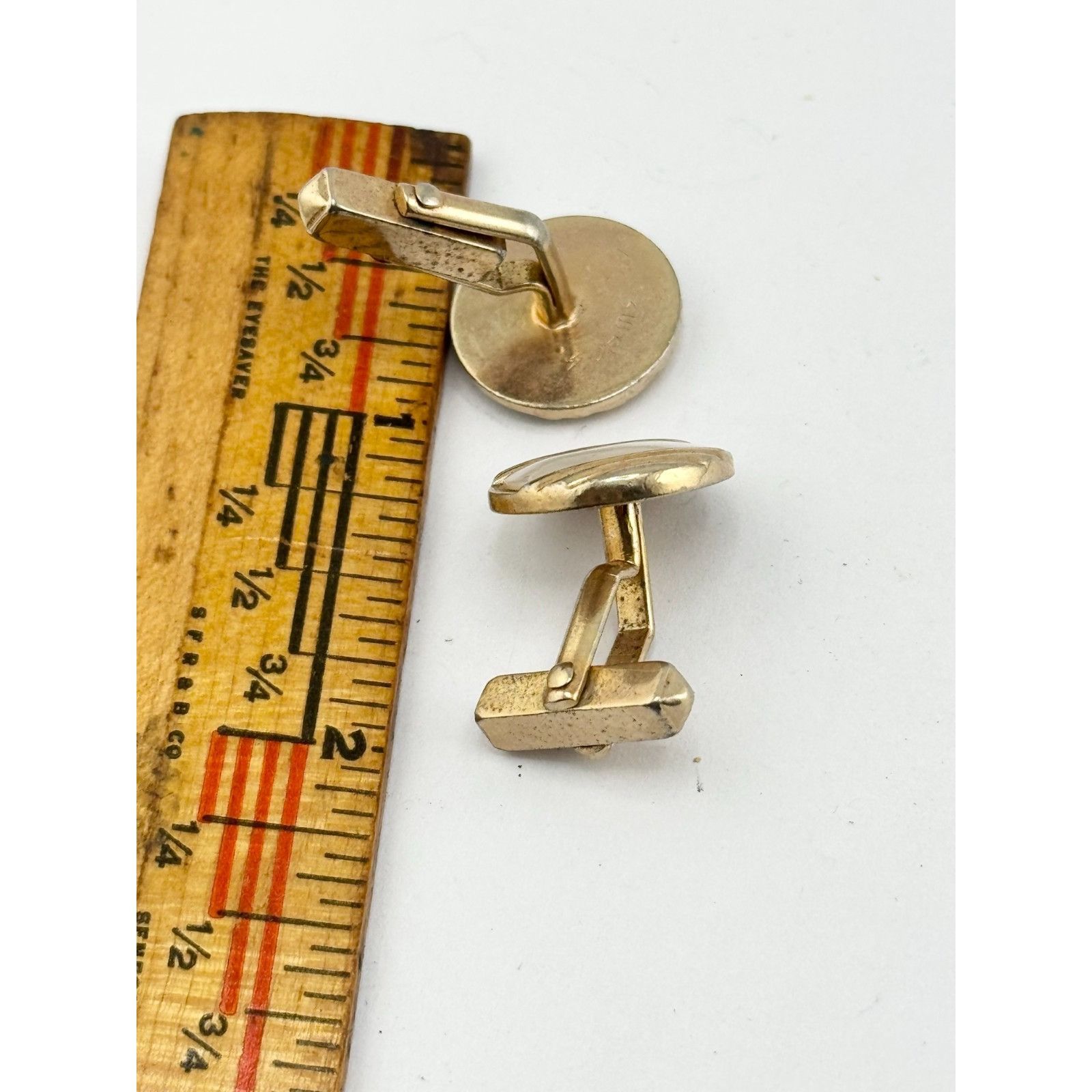 Vintage Vintage swank mother of pearl abalone Shell cufflinks Size ONE SIZE - 4 Thumbnail