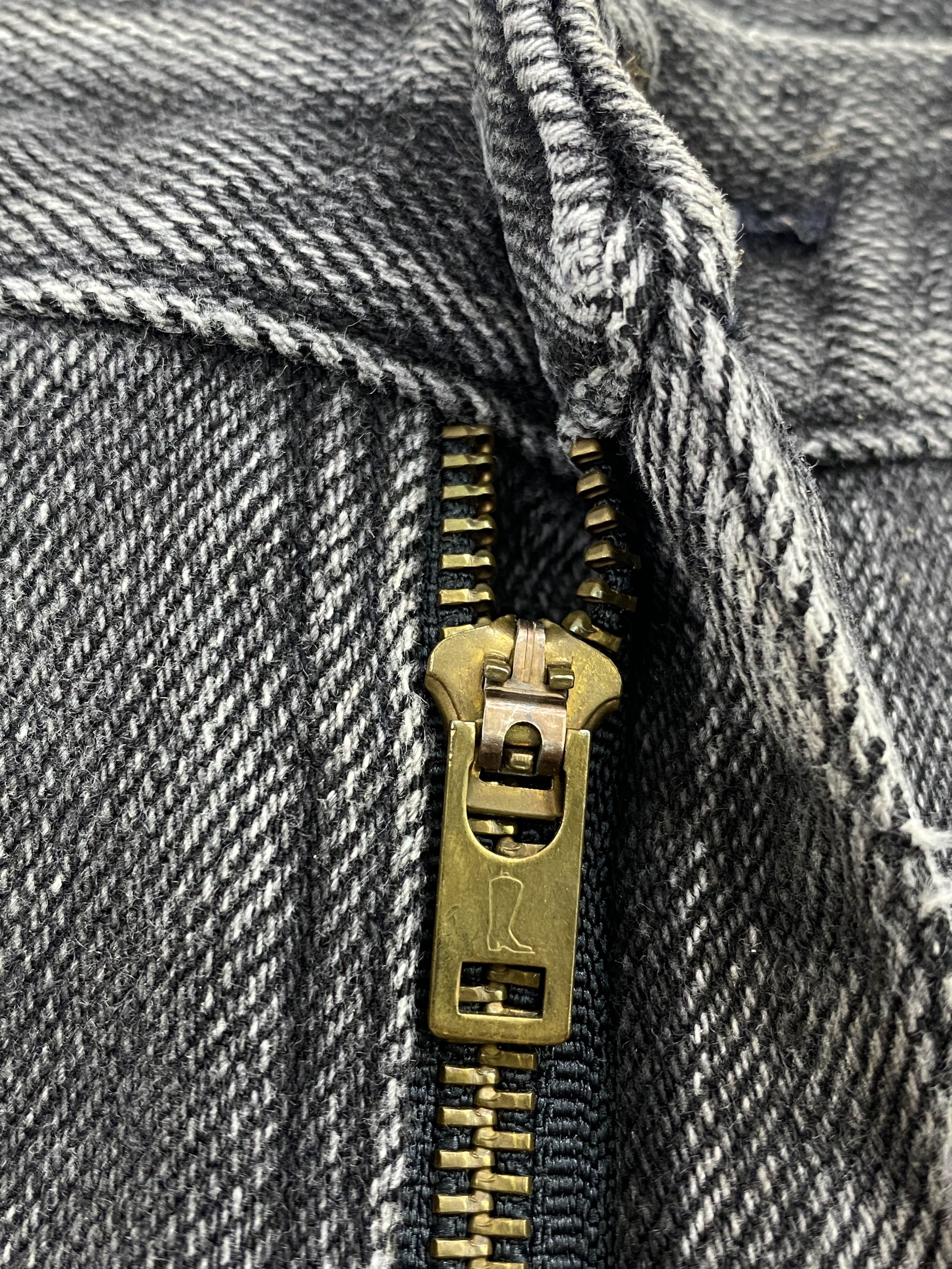 Vintage × Wrangler Vintage Wrangler Faded Black Bootcut Denim Jeans Size US 31 - 9 Thumbnail