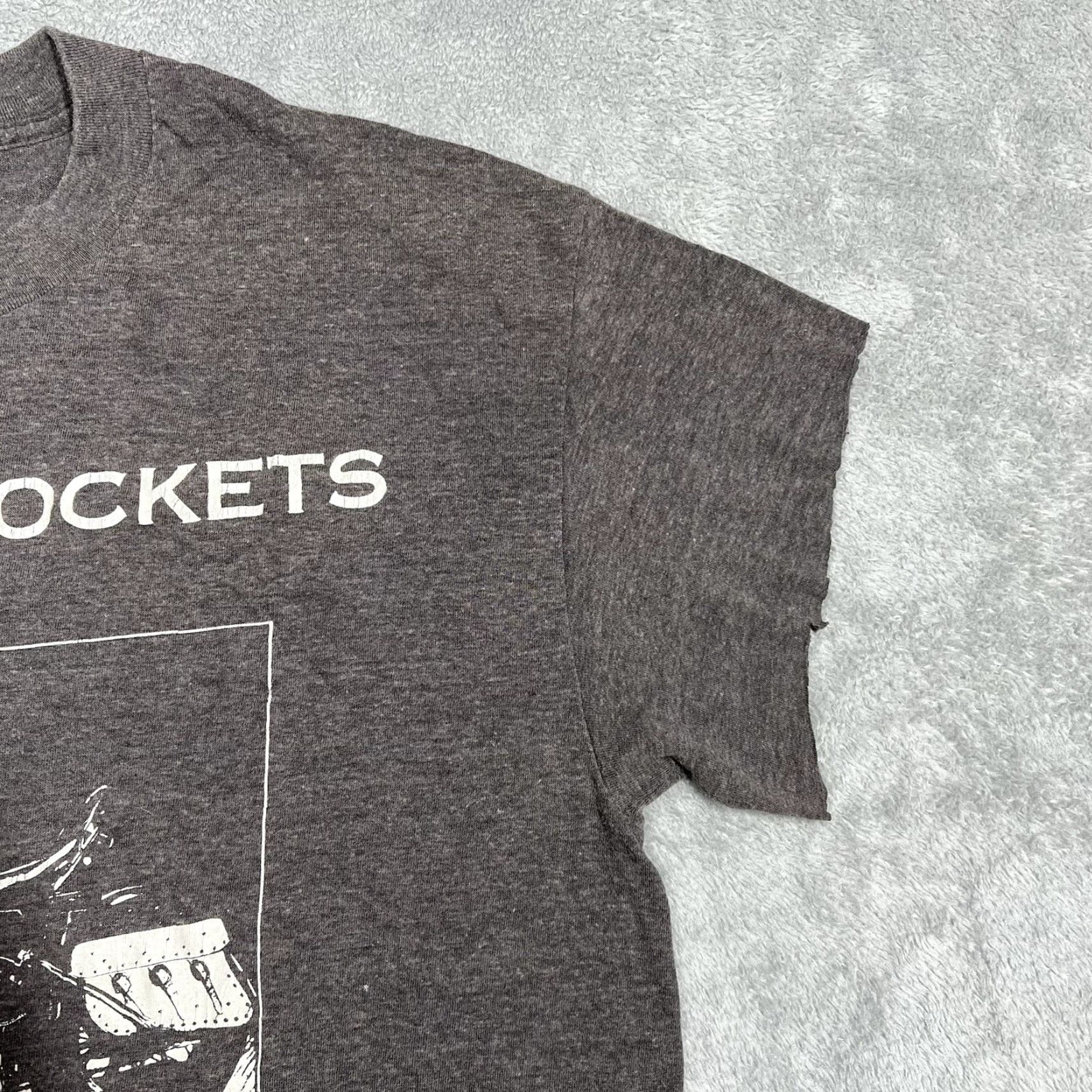 Ford VTG Love and Rockets T-Shirt Mens XL Short Sleeve Crew Neck Cotton Gray Logo Rock Music Band Tour Merch 1989 Mens XL Size US XL / EU 56 / 4 - 7 Thumbnail