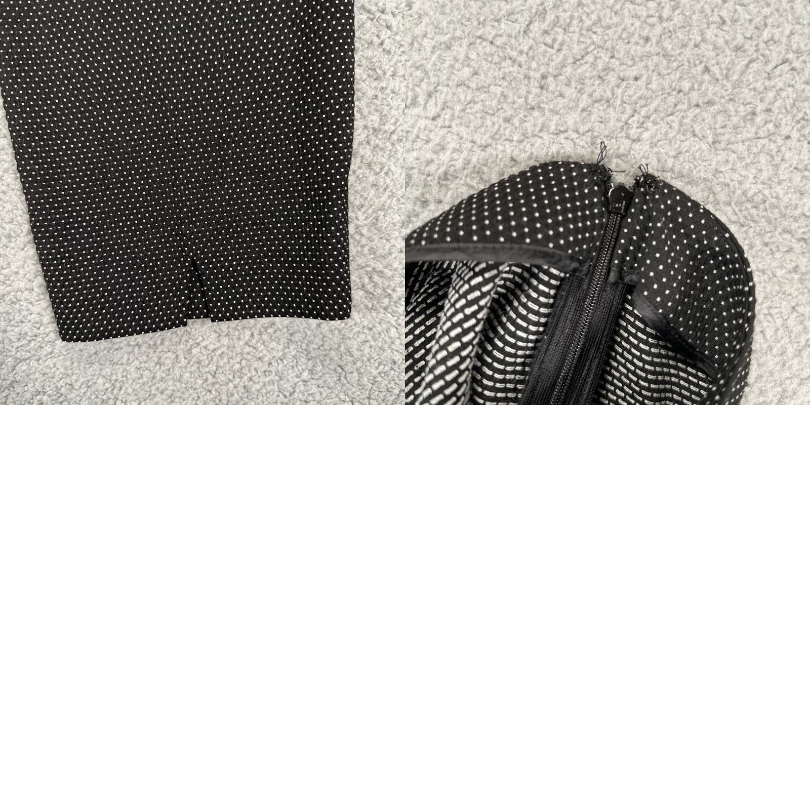 Tommy Hilfiger Tommy Hilfiger Pants Womens 12 Black Polka Dot High Rise Career Office Dress Pants Size 34" / US 12 / IT 48 - 9 Thumbnail