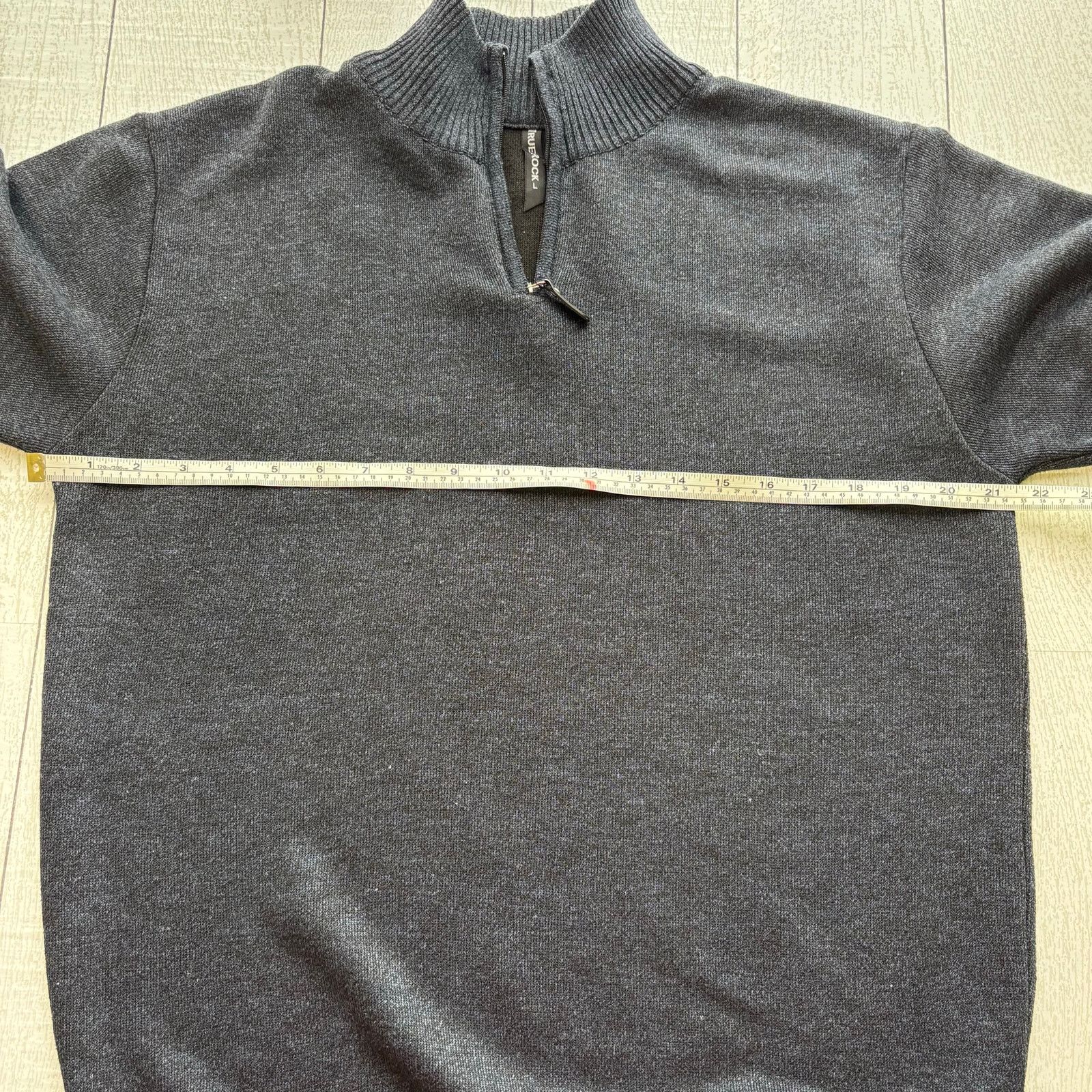 Other True Rock 1/4 Zip Blue Black Pullover Sweater Size Large Size US L / EU 52-54 / 3 - 9 Thumbnail
